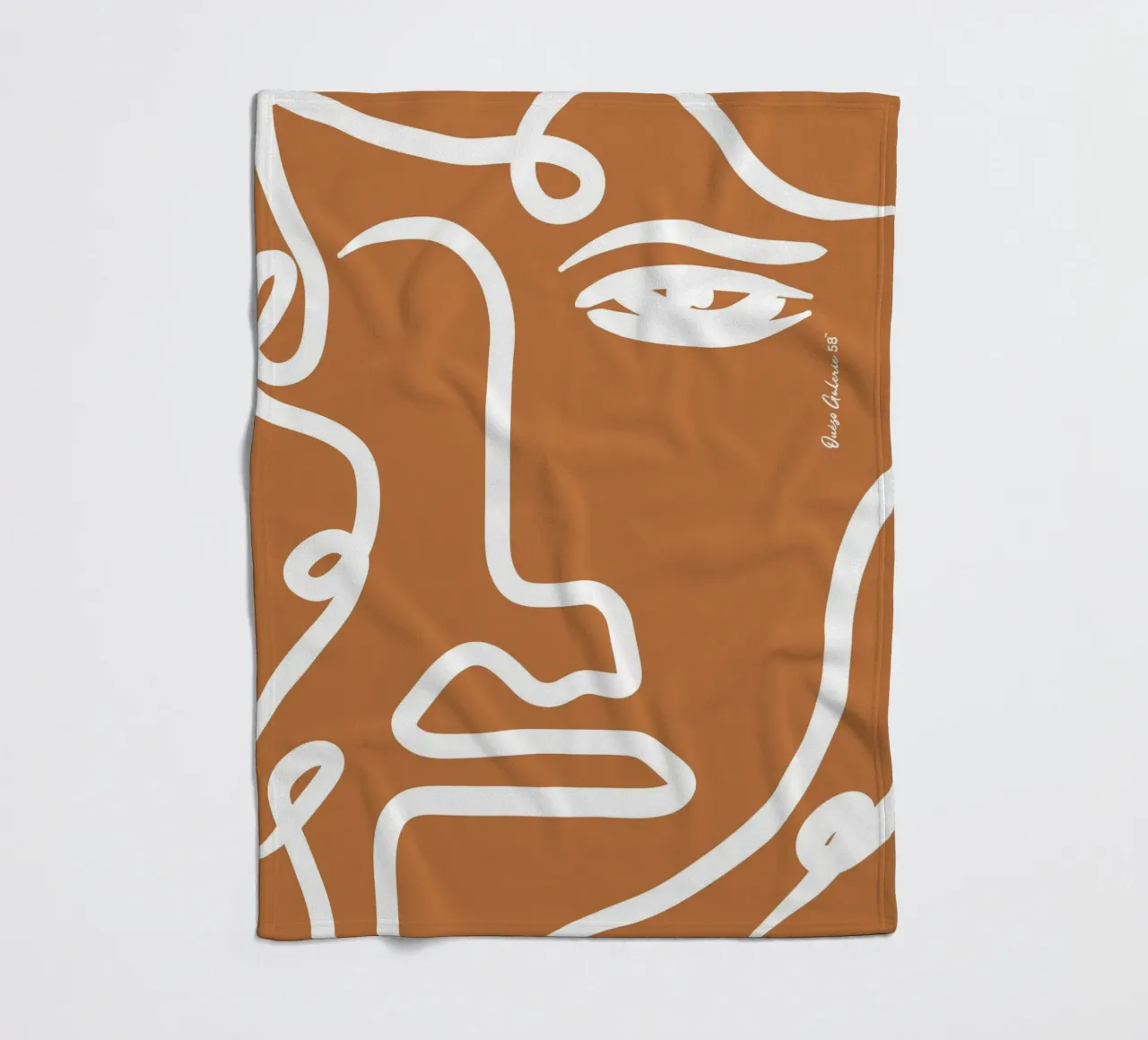 Soft Abstraction coperta in pile da Mike Leymi