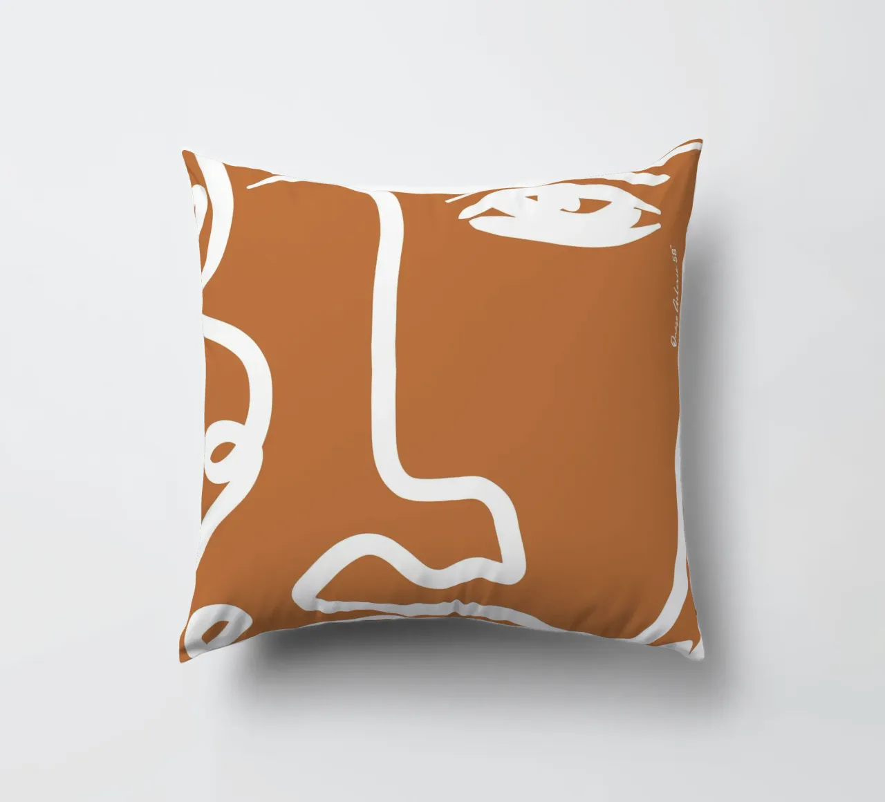Soft Abstraction coussin de Mike Leymi