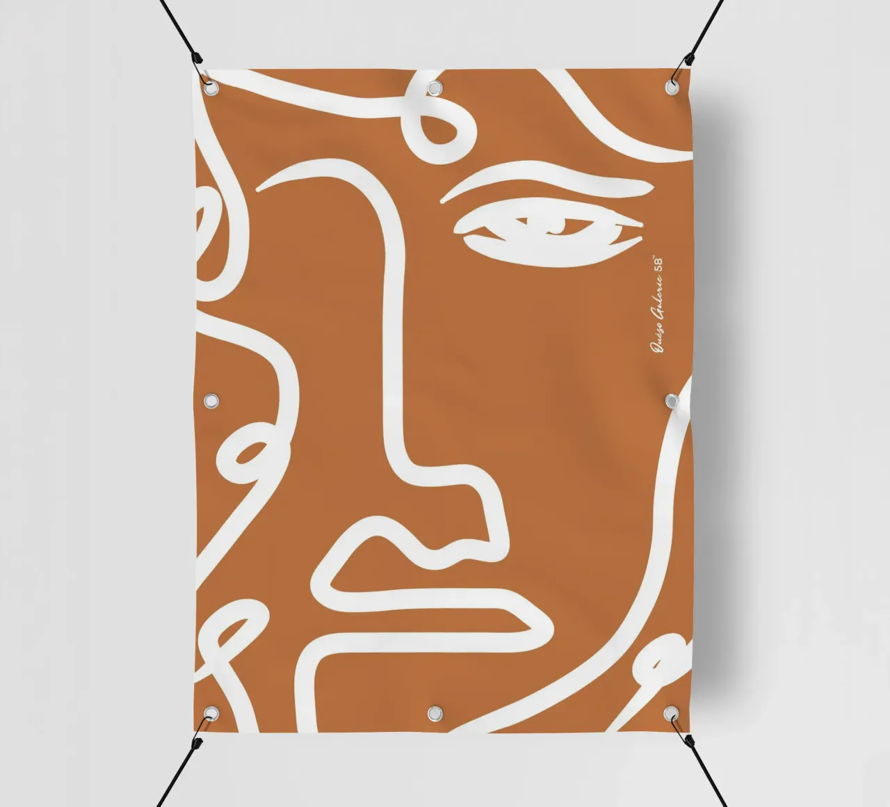 Soft Abstraction telo in pvc da Mike Leymi