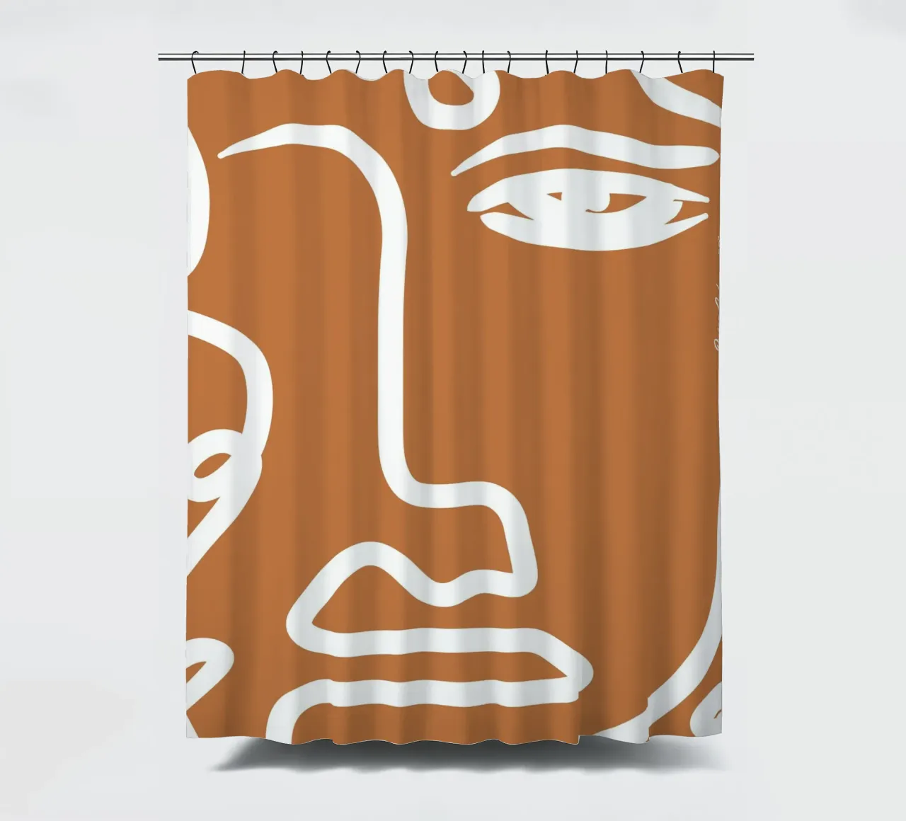 Soft Abstraction tenda da doccia da Mike Leymi