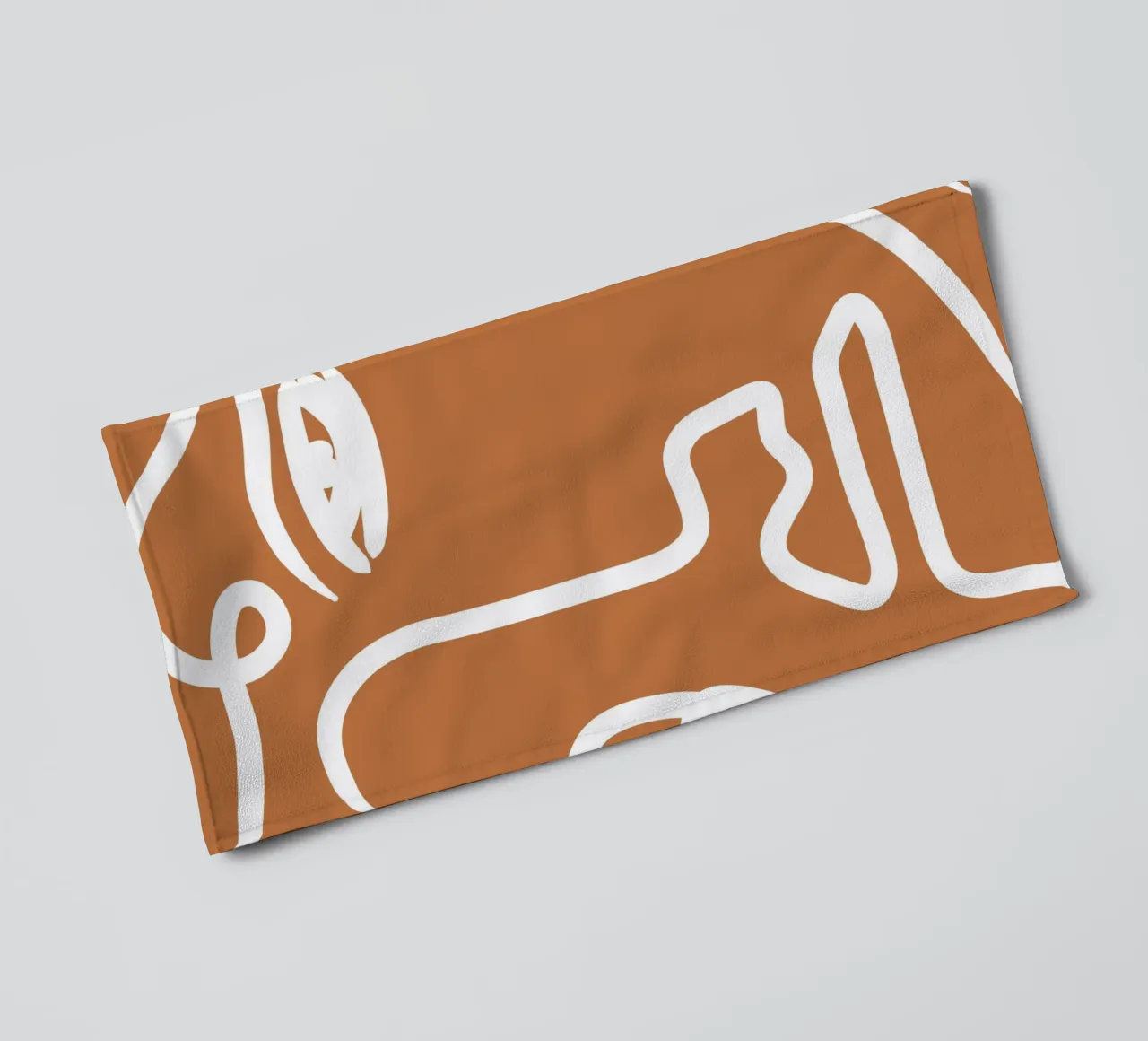Soft Abstraction Handtuch von Mike Leymi