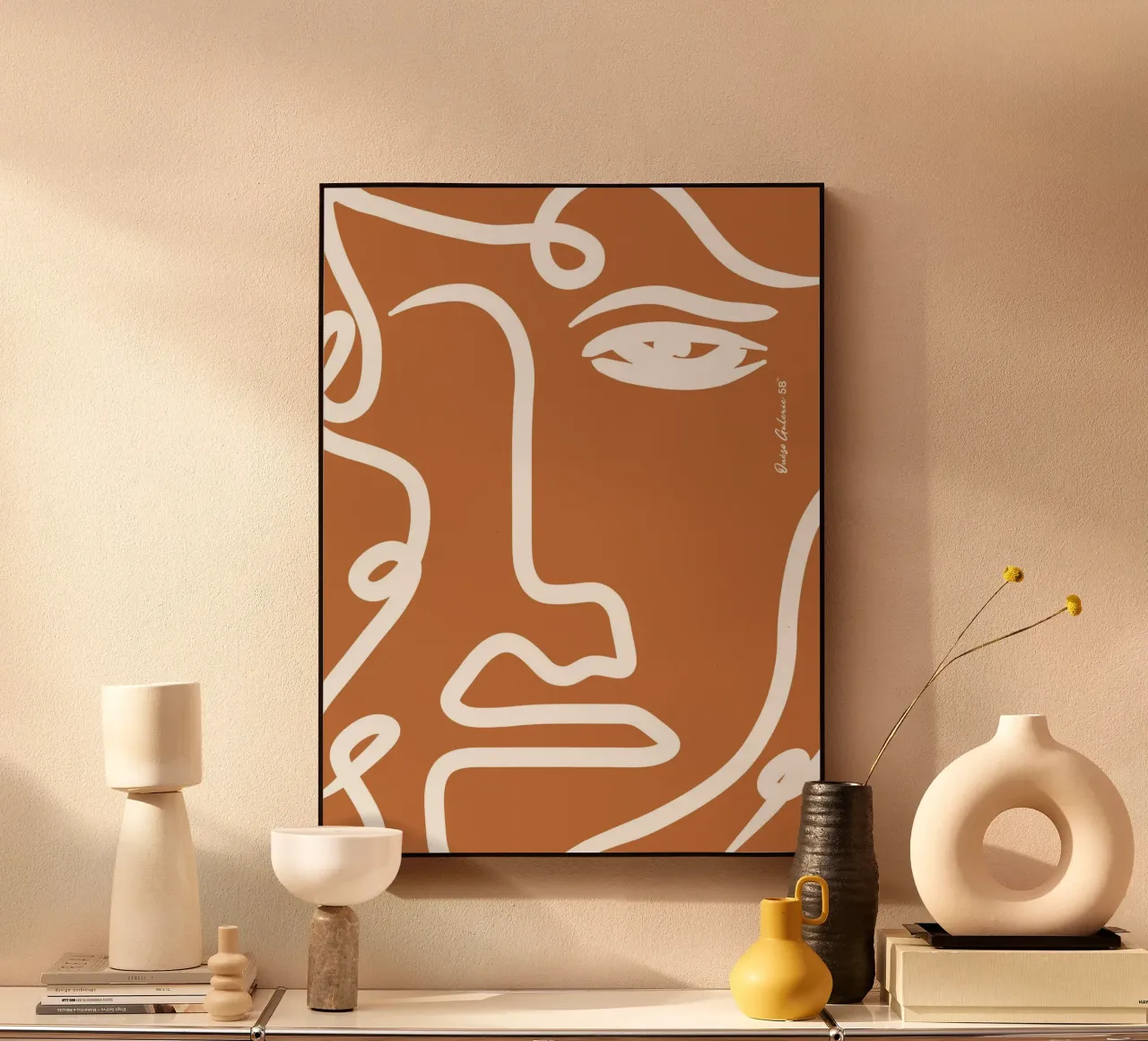 Soft Abstraction alluminio dibond da Mike Leymi