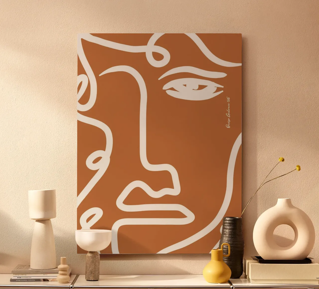 Soft Abstraction alluminio dibond da Mike Leymi