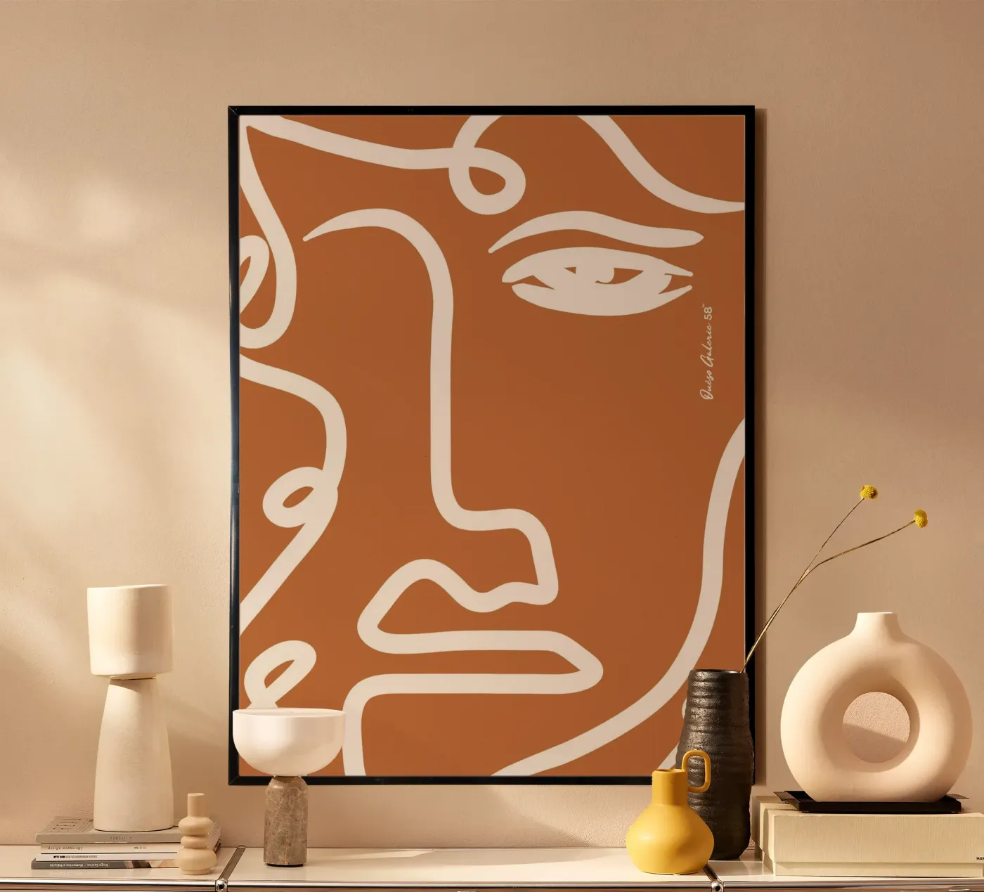 Soft Abstraction poster by Mike Leymi