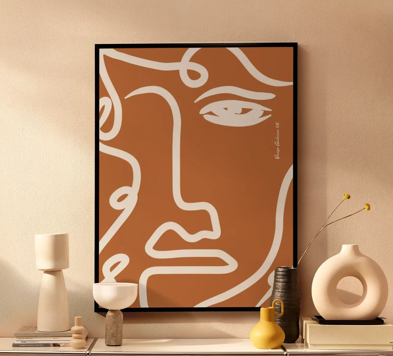 Soft Abstraction poster da Mike Leymi