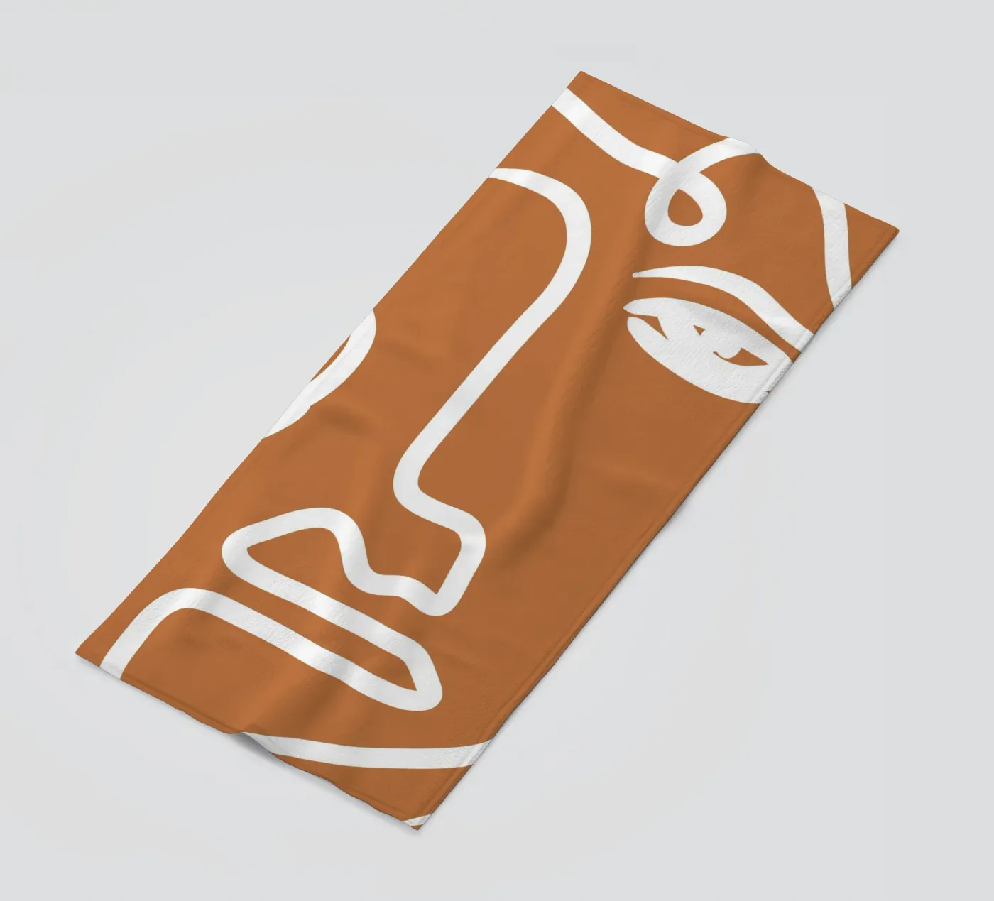 Soft Abstraction beach towel by Mike Leymi