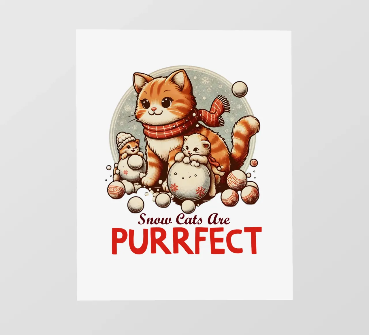 Snow Cats Are PURRFECT pellicola backlit da edsonramosart