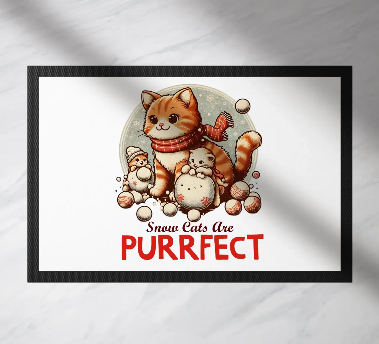 Snow Cats Are PURRFECT zerbino da edsonramosart