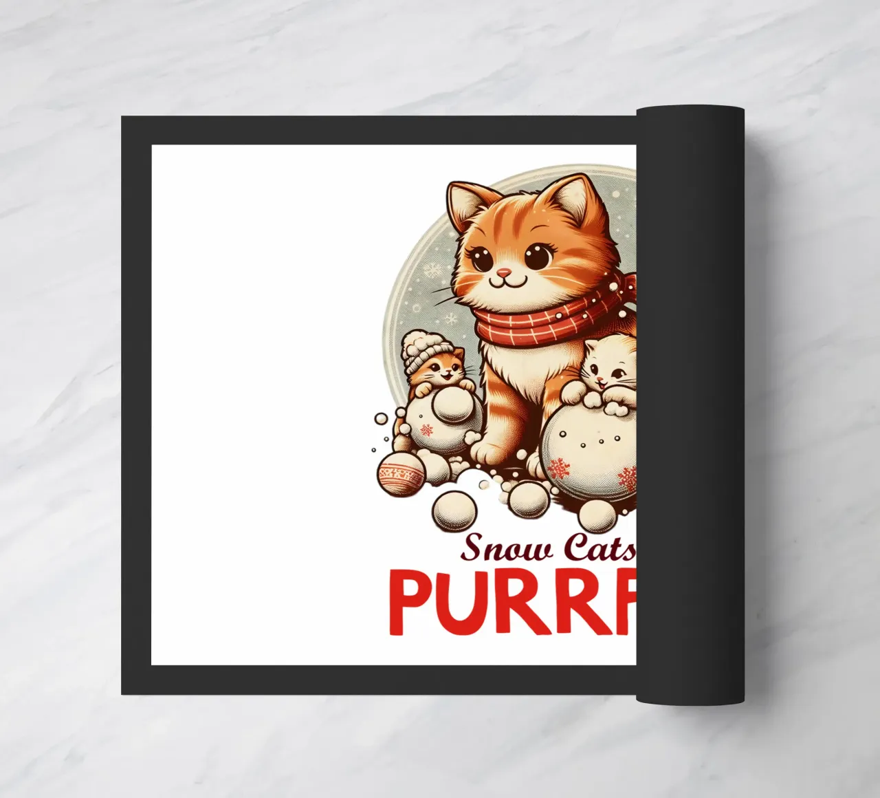 Snow Cats Are PURRFECT zerbino da edsonramosart