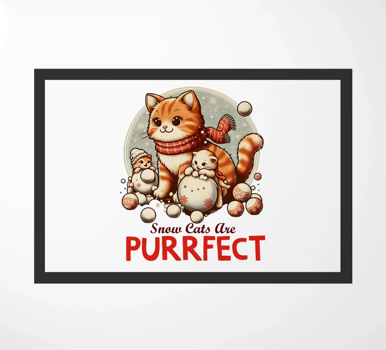 Snow Cats Are PURRFECT zerbino da edsonramosart