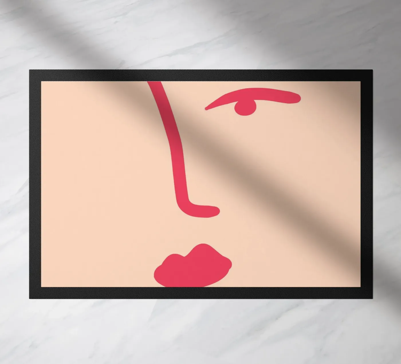 Floating Shapes Fußmatte von Mike Leymi