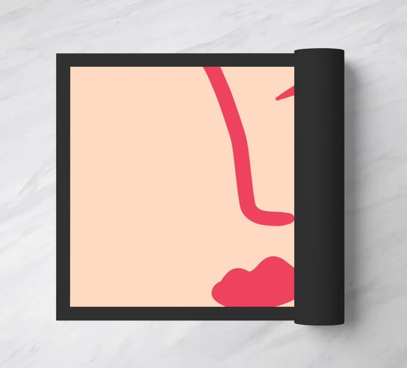 Floating Shapes deurmat van Mike Leymi