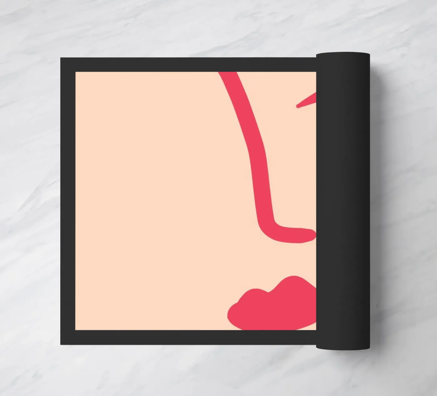 Floating Shapes Fußmatte von Mike Leymi