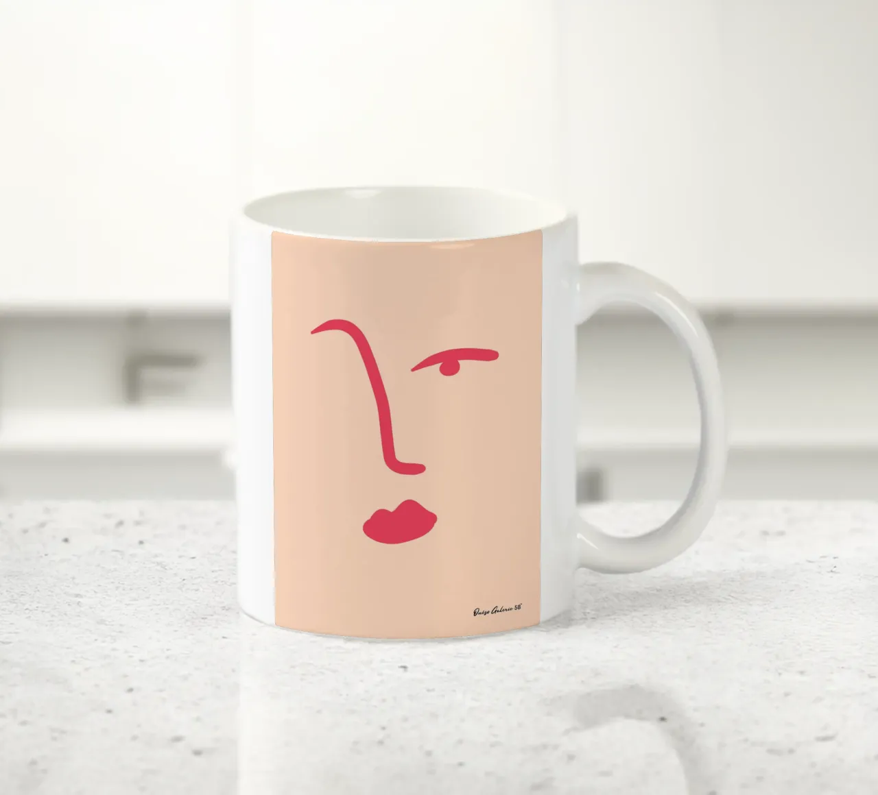 Floating Shapes tazza in ceramica da Mike Leymi