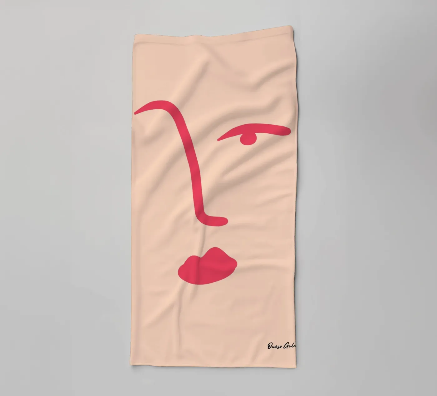 Floating Shapes badhanddoek van Mike Leymi