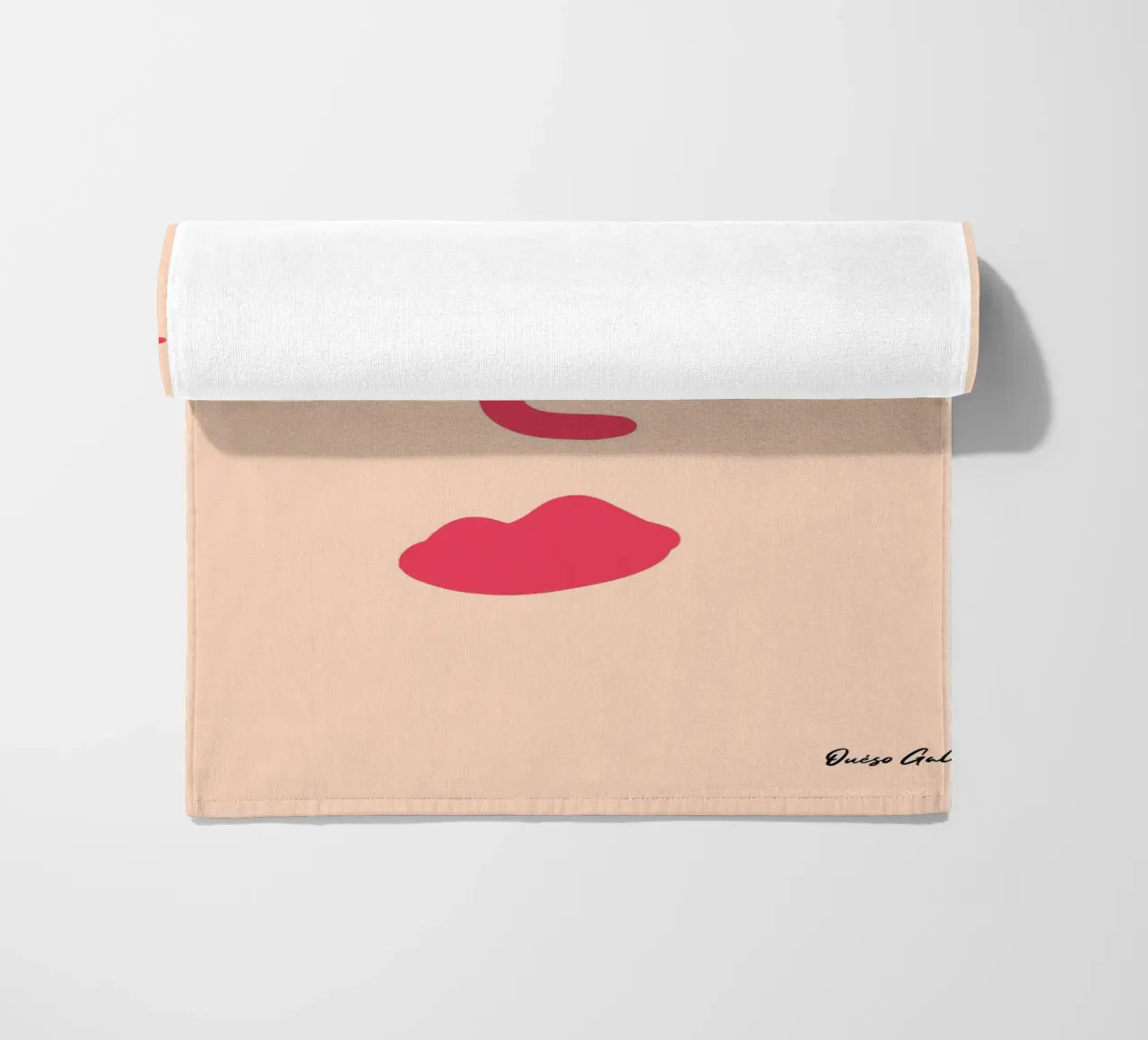 Floating Shapes beach towel by Mike Leymi