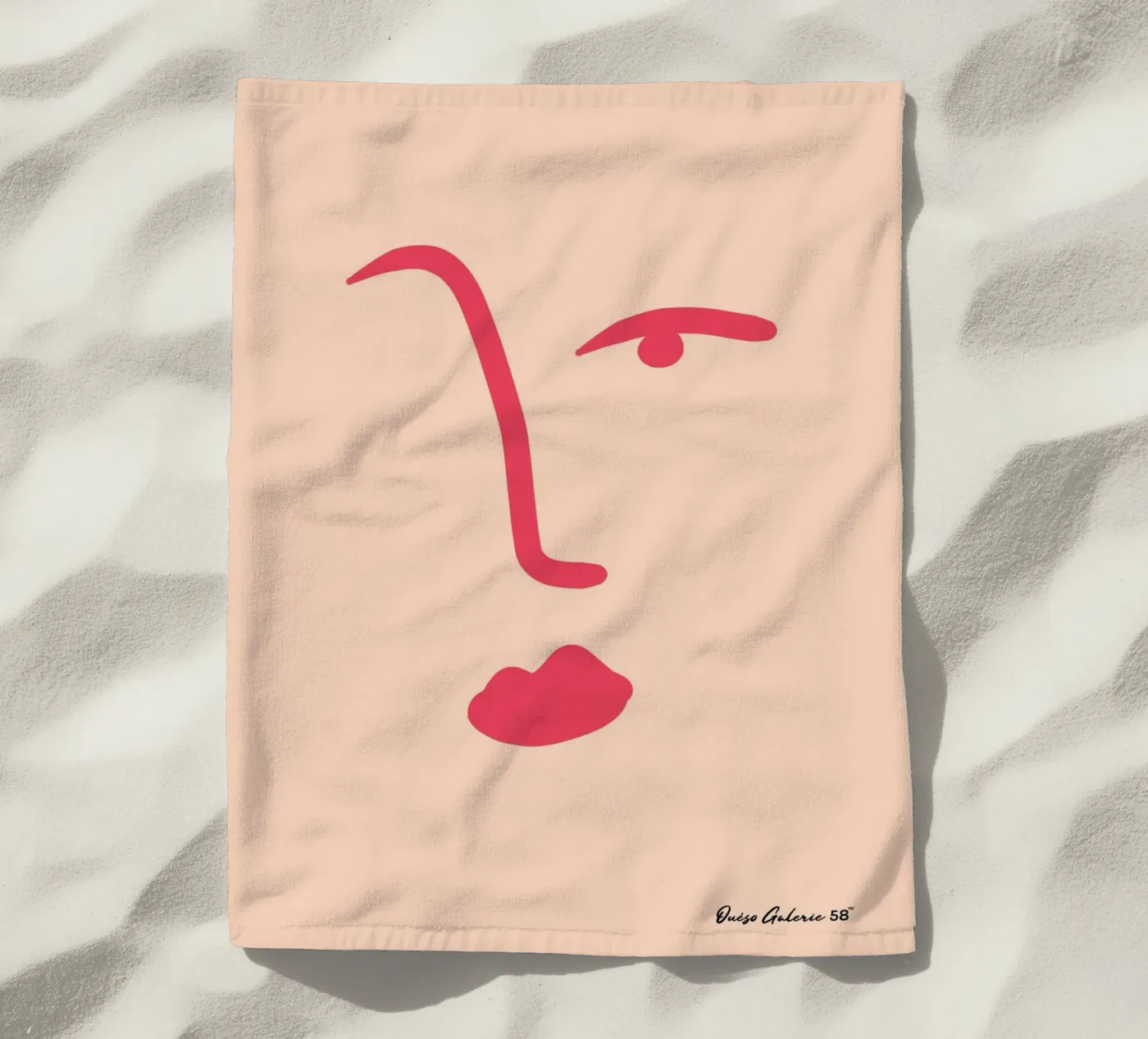 Floating Shapes strandhanddoek van Mike Leymi