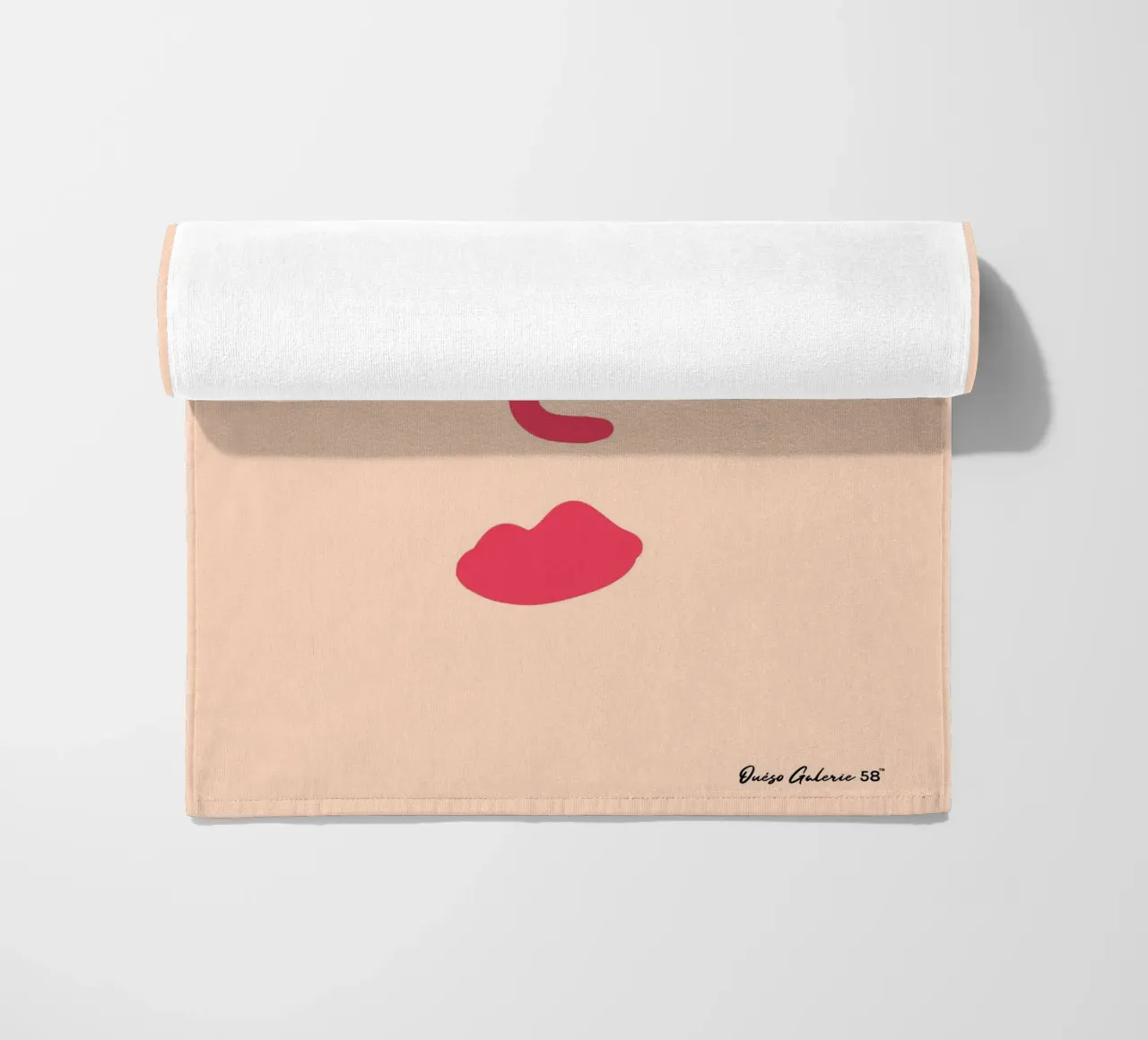 Floating Shapes beach towel by Mike Leymi