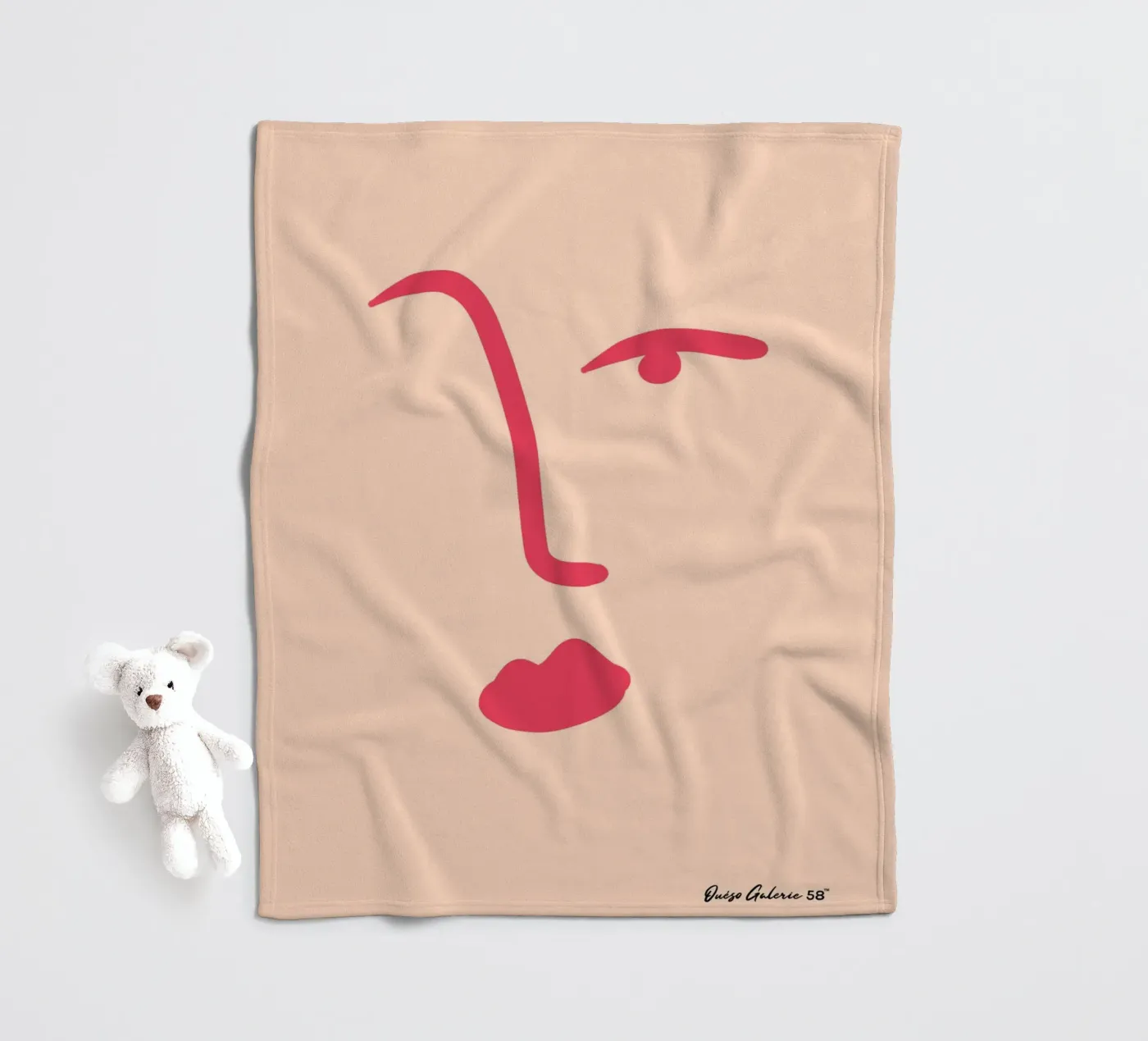 Floating Shapes fleecedeken van Mike Leymi