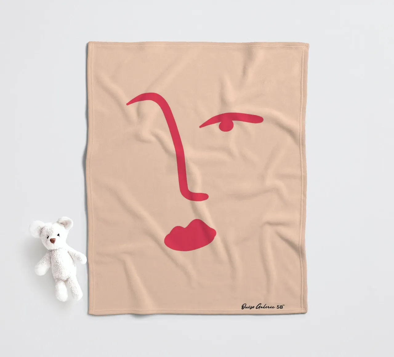 Floating Shapes Fleecedecke von Mike Leymi