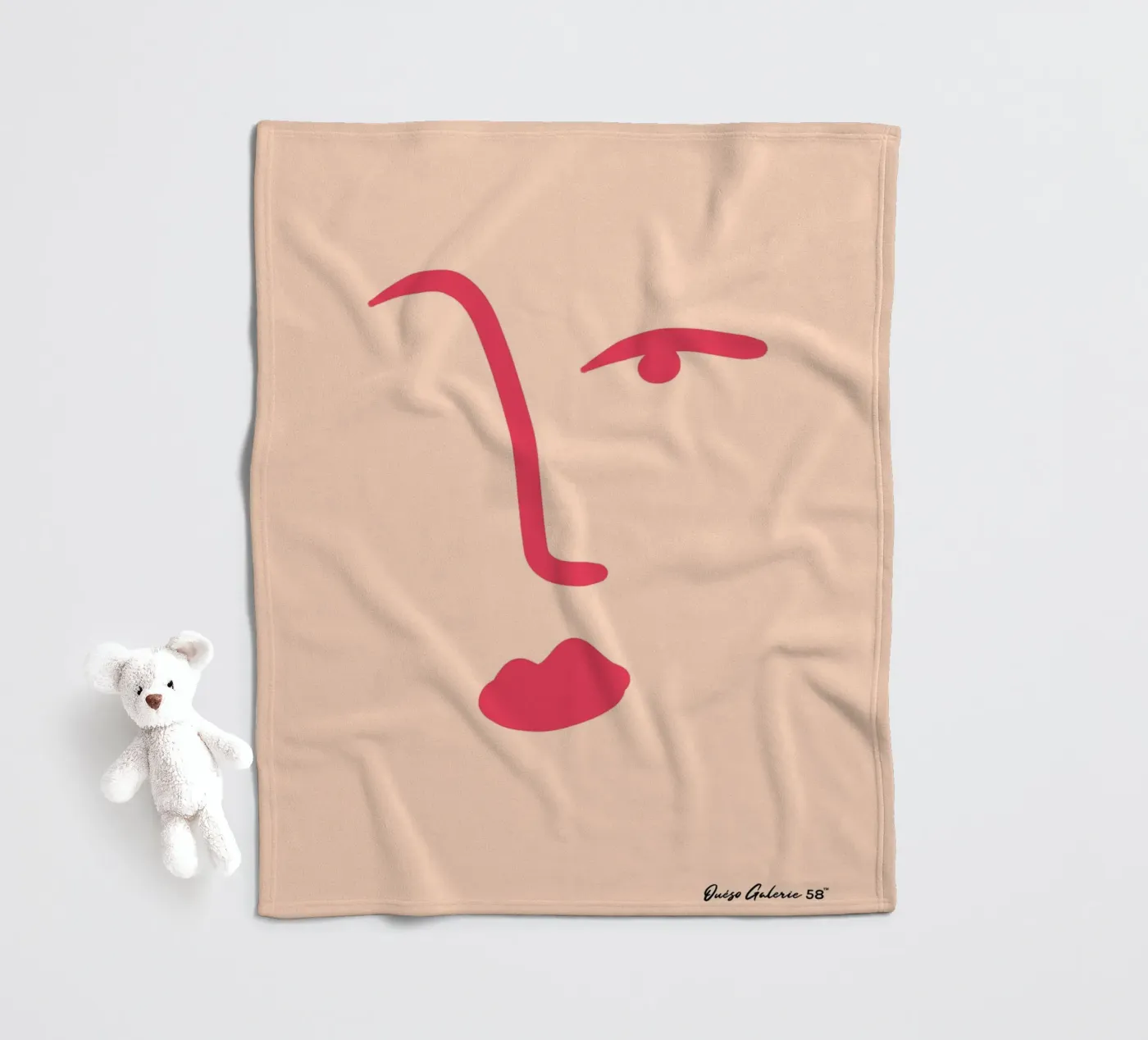 Floating Shapes fleecedeken van Mike Leymi
