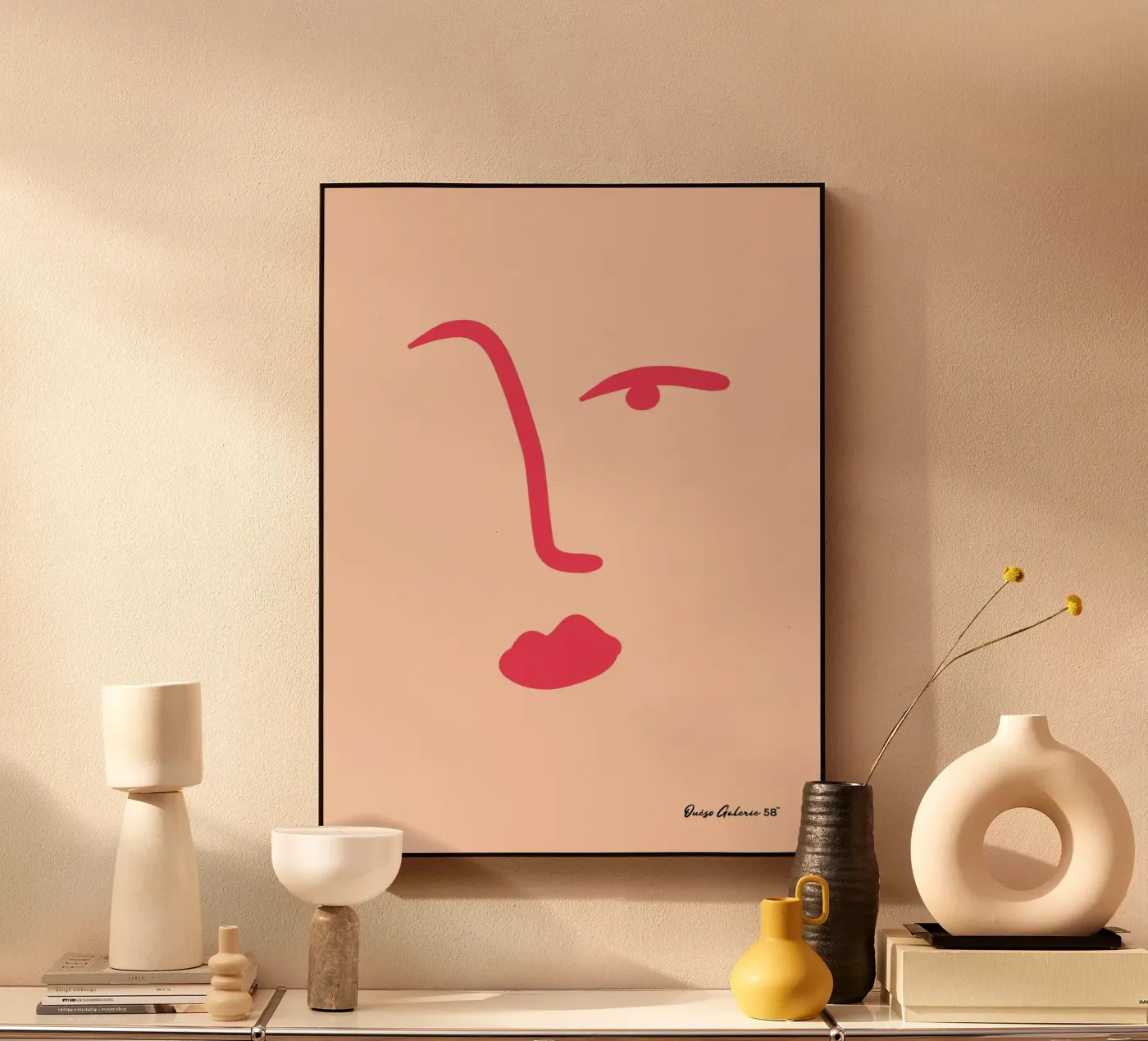 Floating Shapes acryl van Mike Leymi