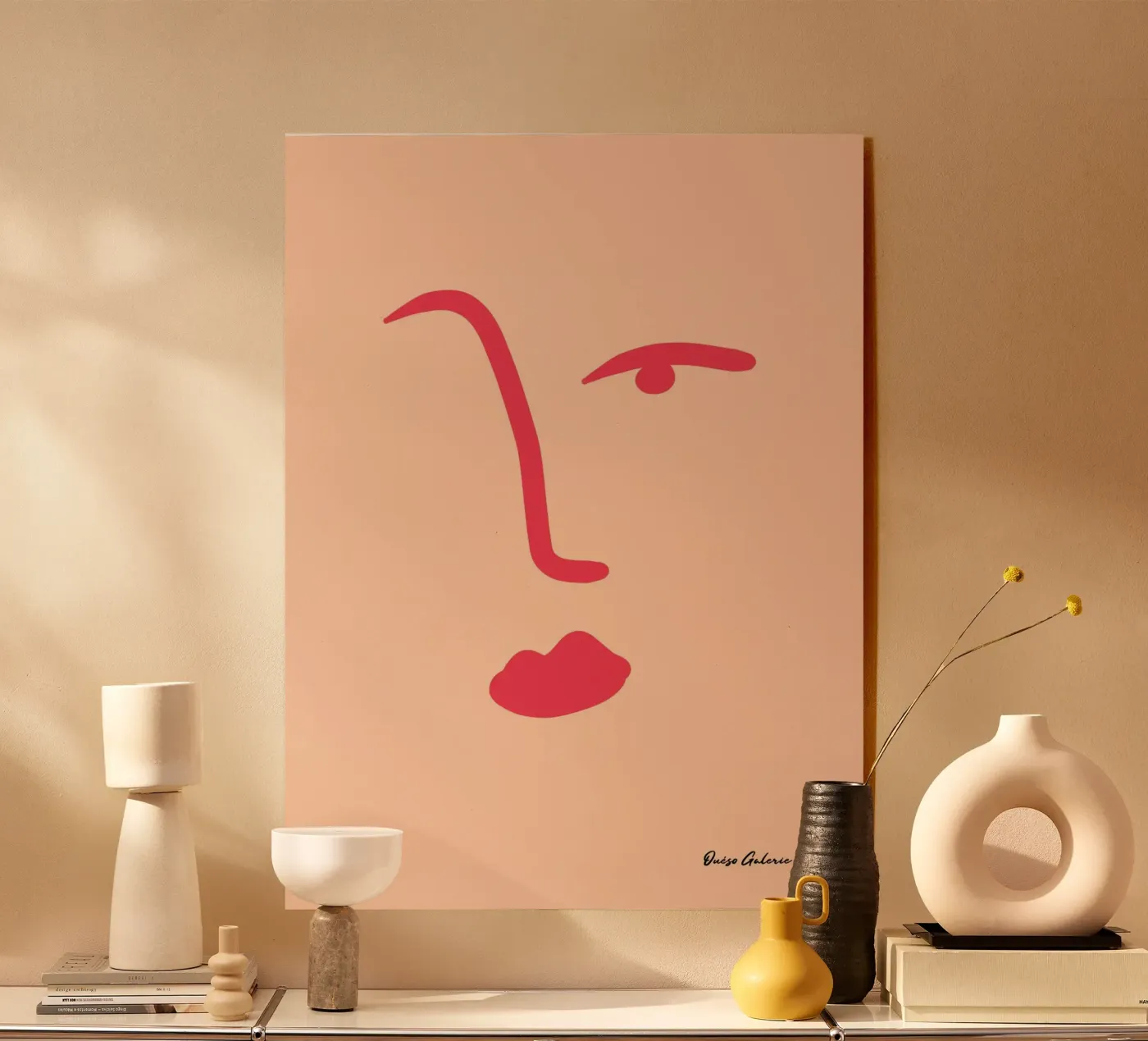 Floating Shapes acryl van Mike Leymi