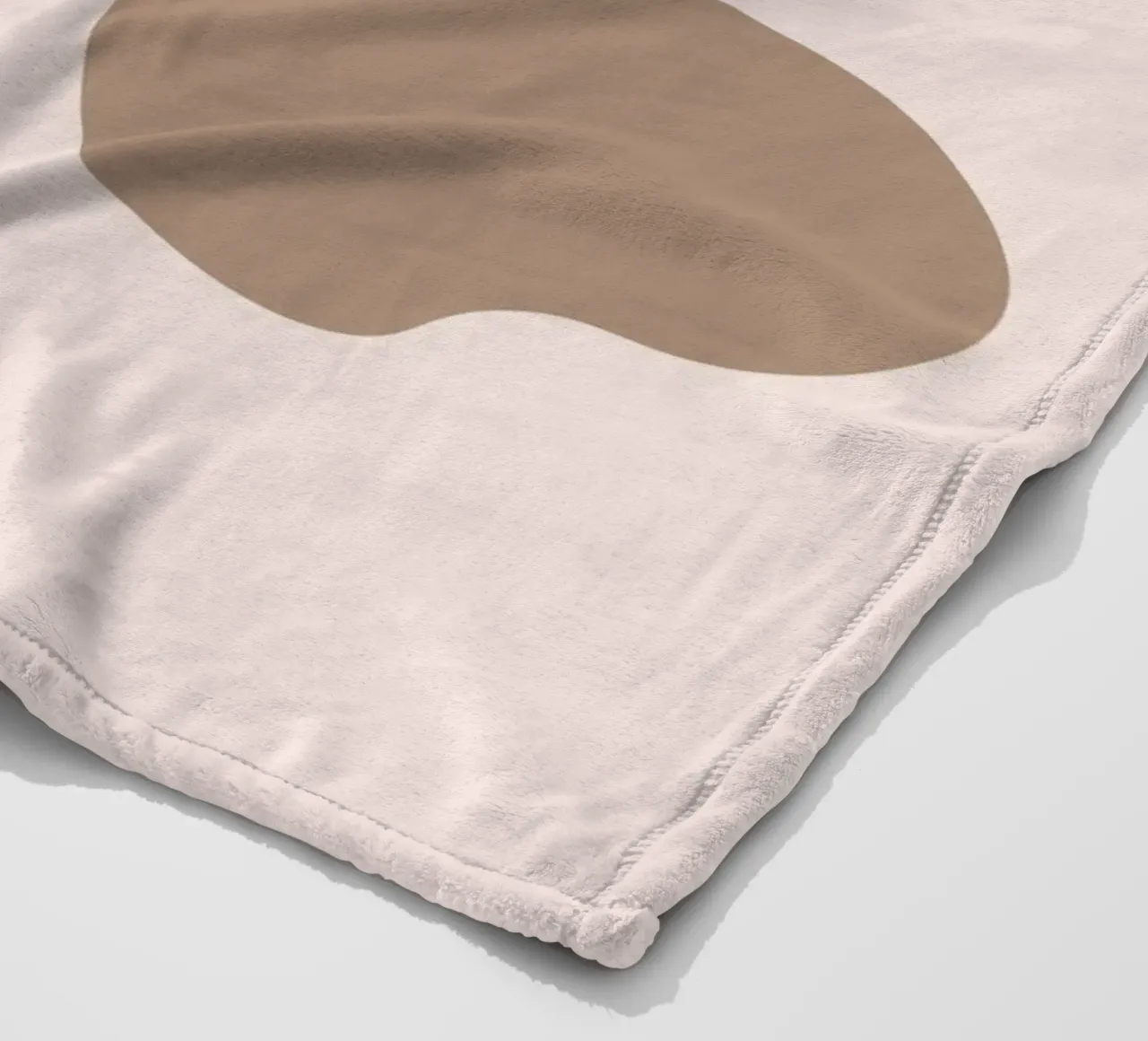 Monstera black fleece blanket by LisaArtes