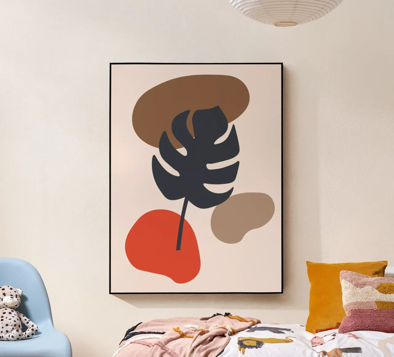 Monstera black plexiglass da LisaArtes