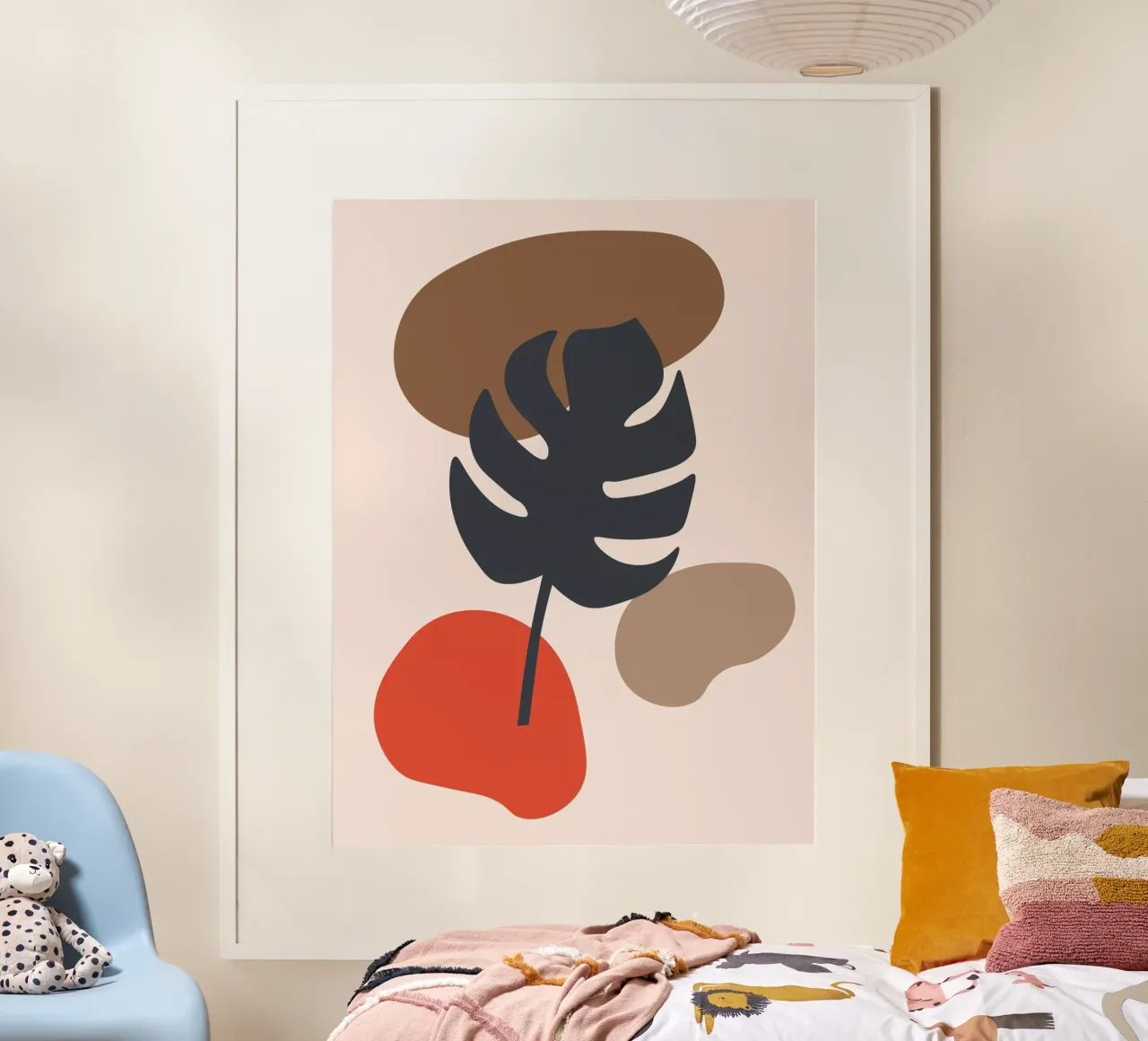 Monstera black poster da LisaArtes