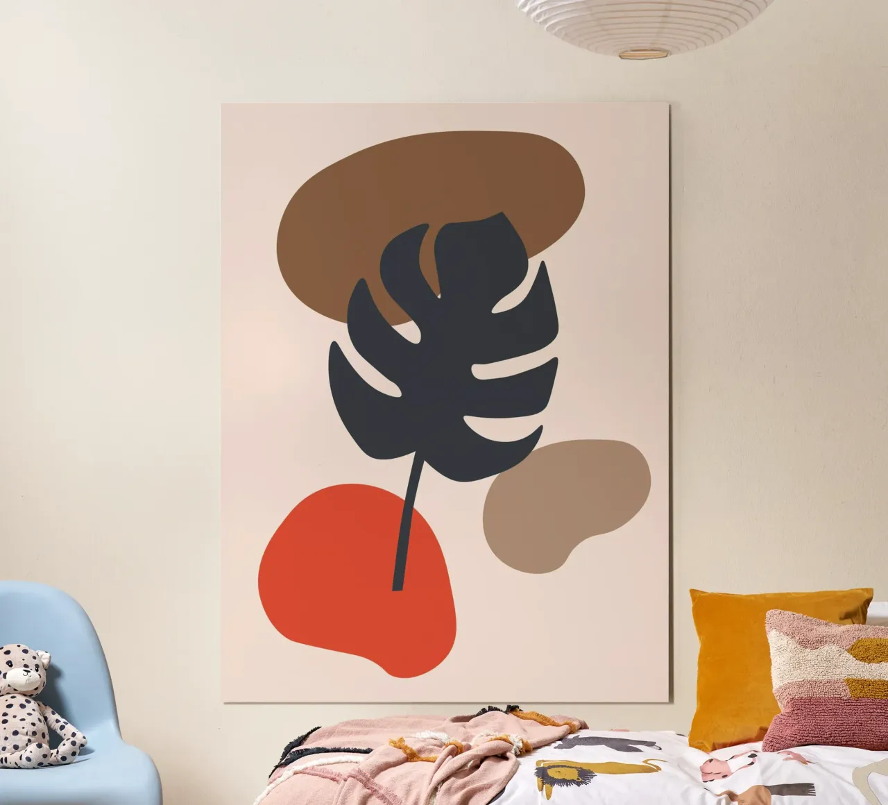 Monstera black poster da LisaArtes