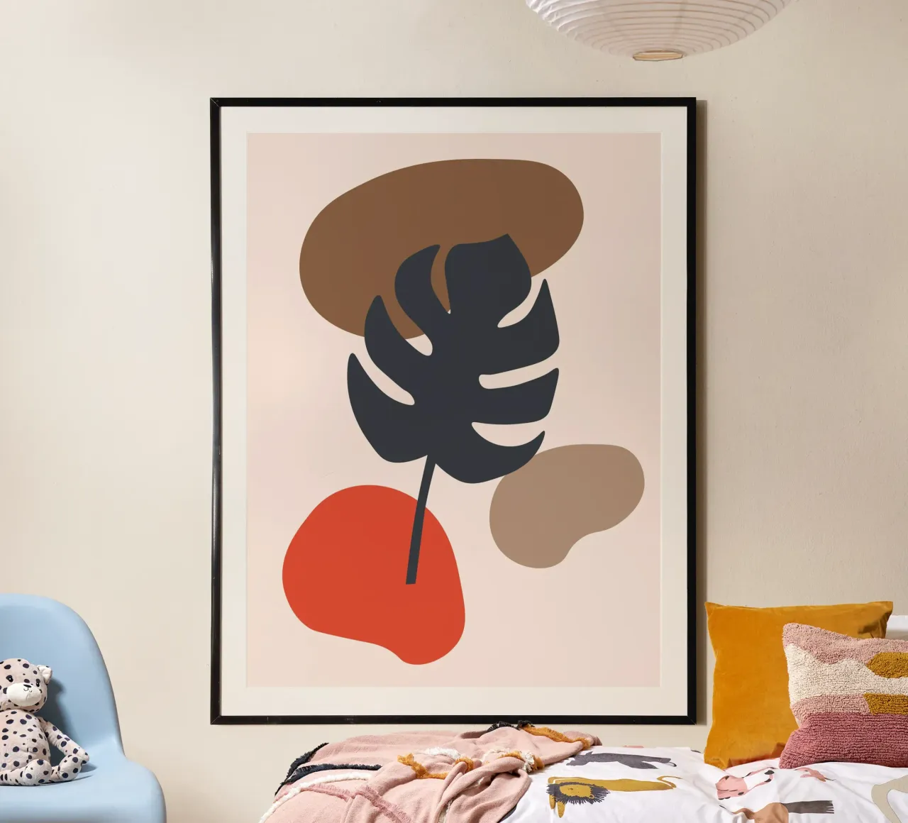 Monstera black poster da LisaArtes