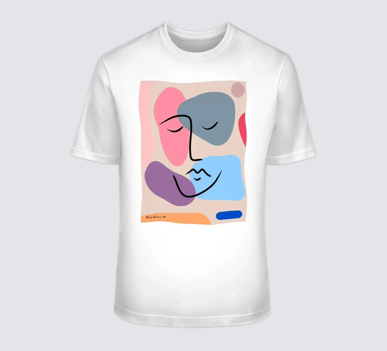Tactile Color t-shirt da Mike Leymi