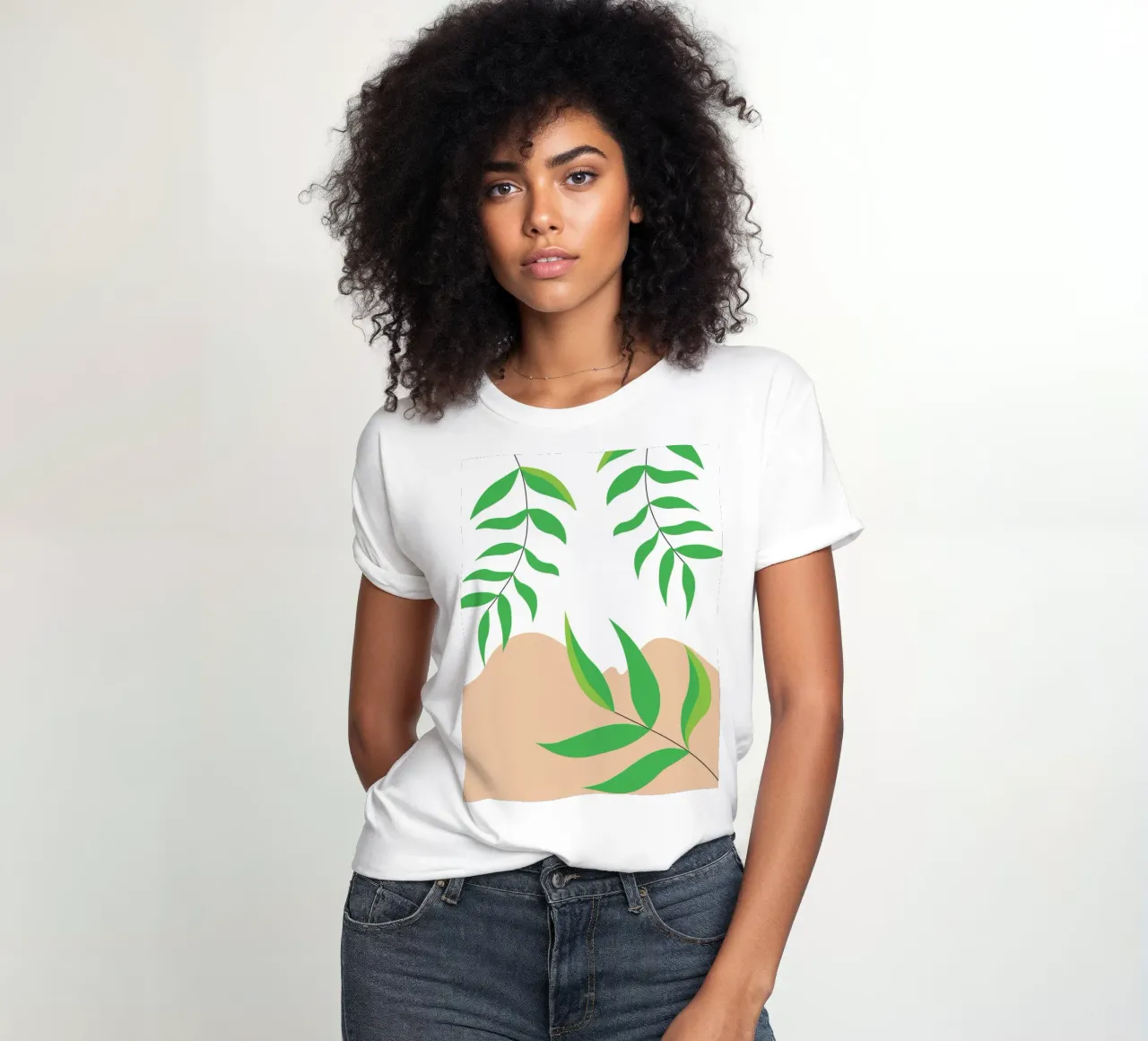 Pending thin branches t-shirt da donna da LisaArtes