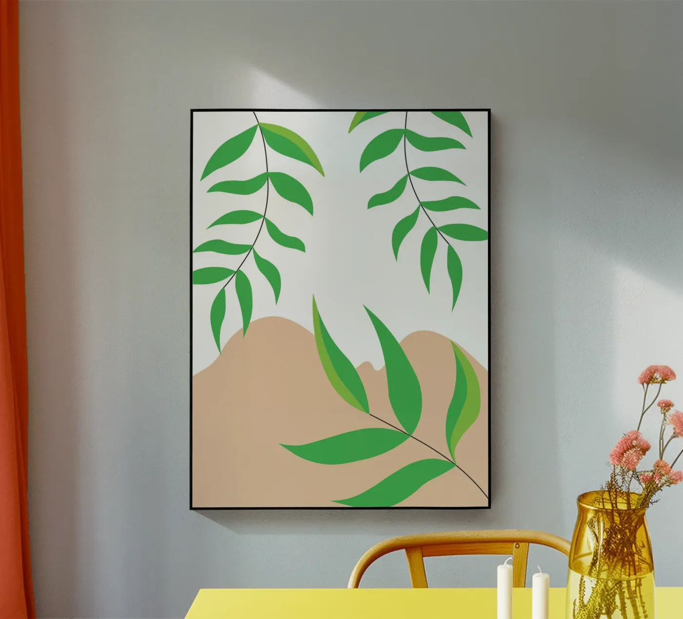 Pending thin branches acryl van LisaArtes