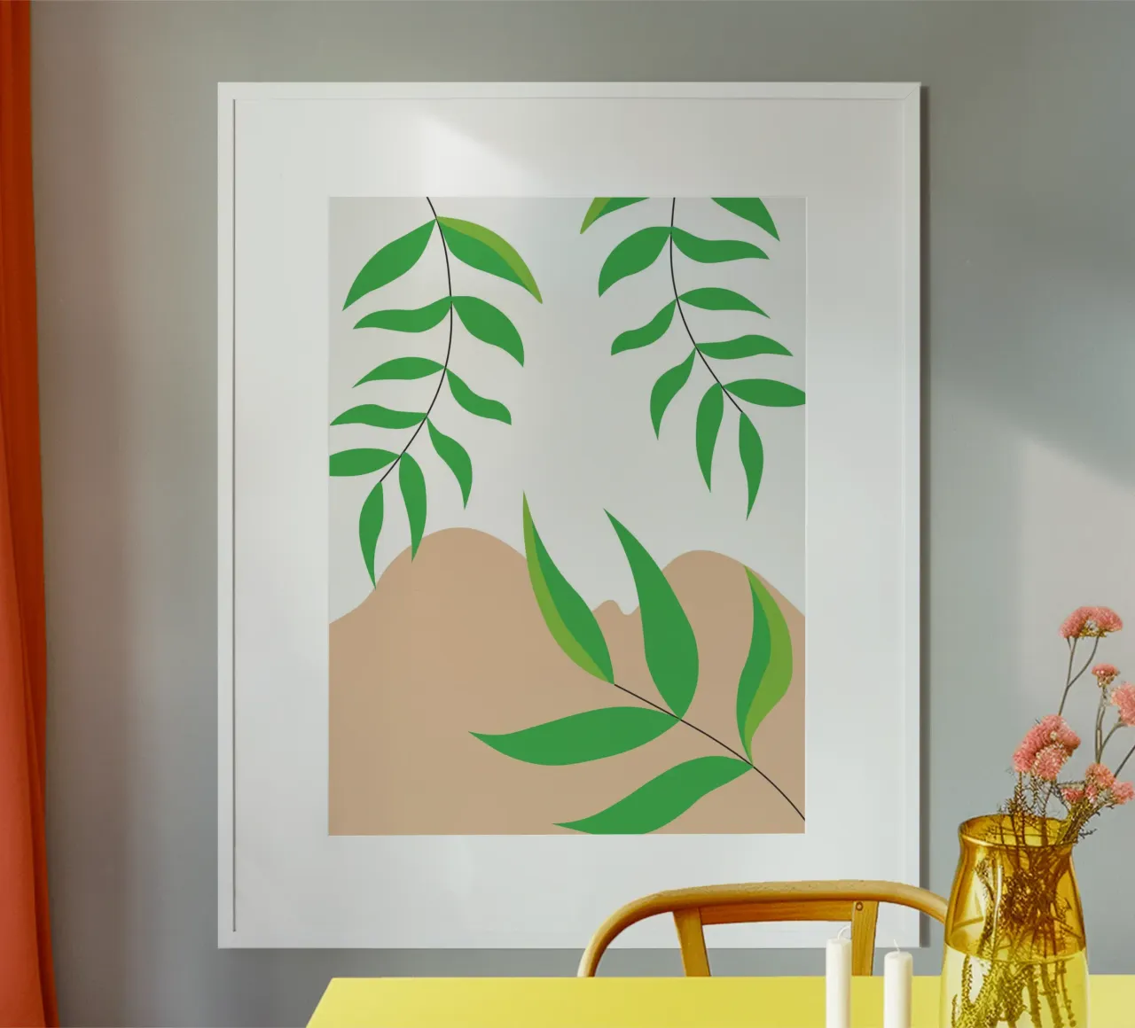 Pending thin branches carta hahnemühle da LisaArtes