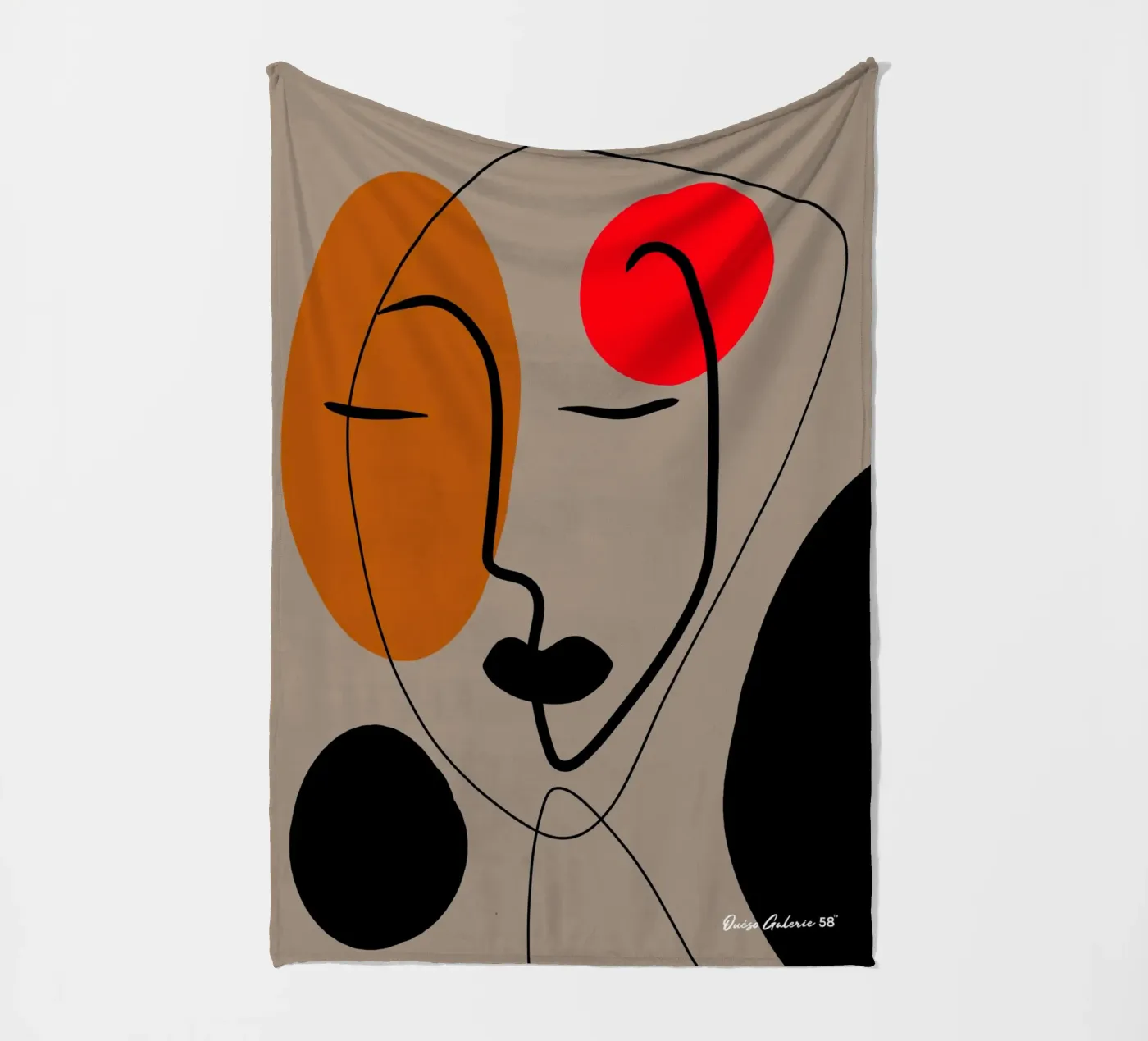 Paper Dance fleece blanket by Mike Leymi