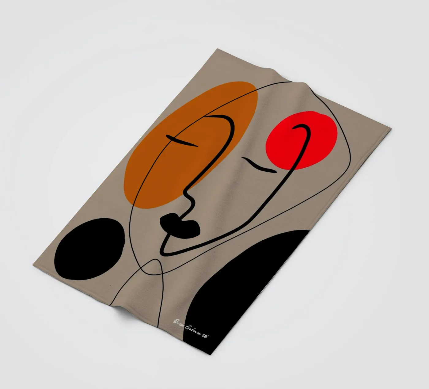 Paper Dance fleece blanket by Mike Leymi