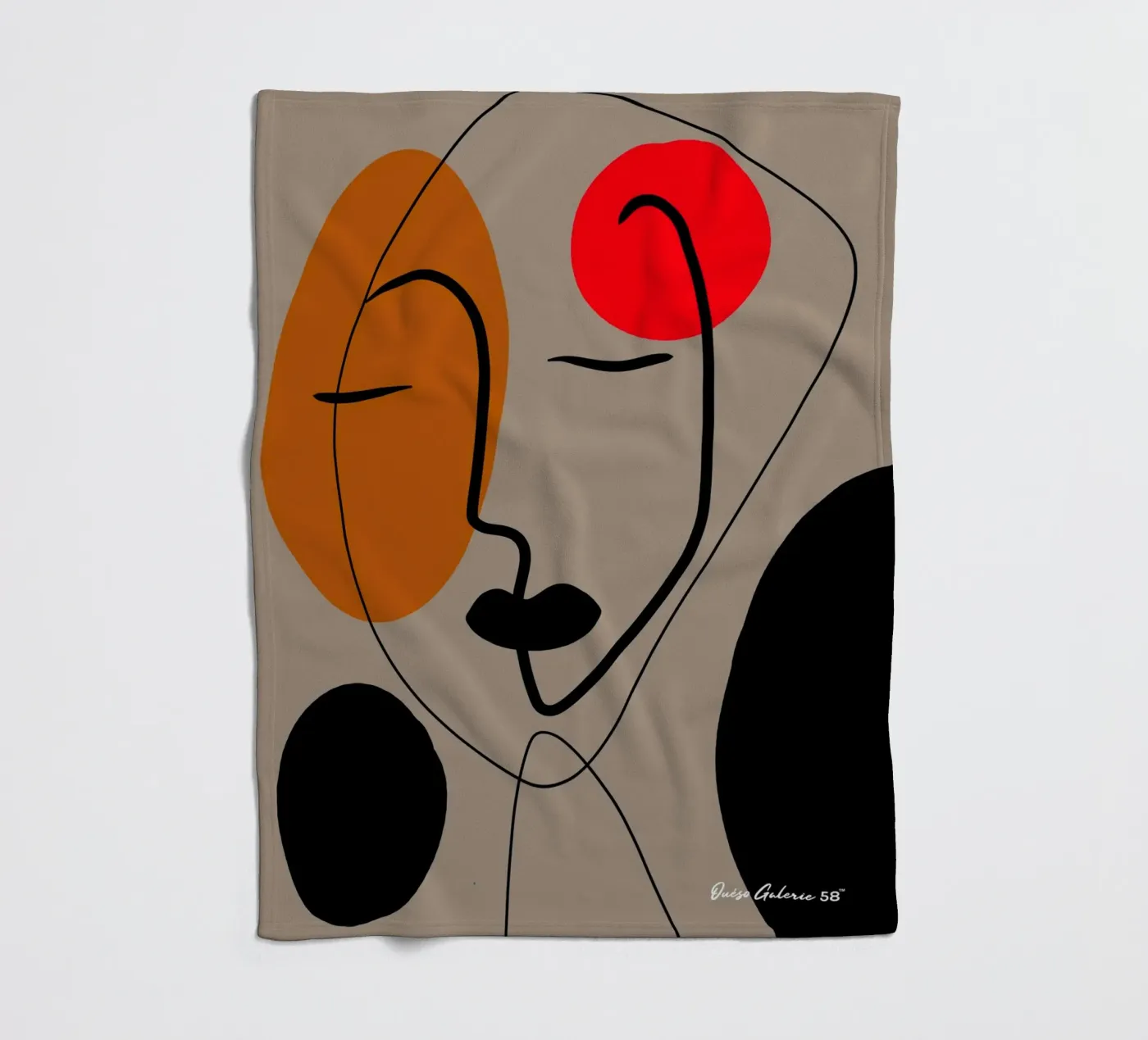 Paper Dance fleece blanket by Mike Leymi