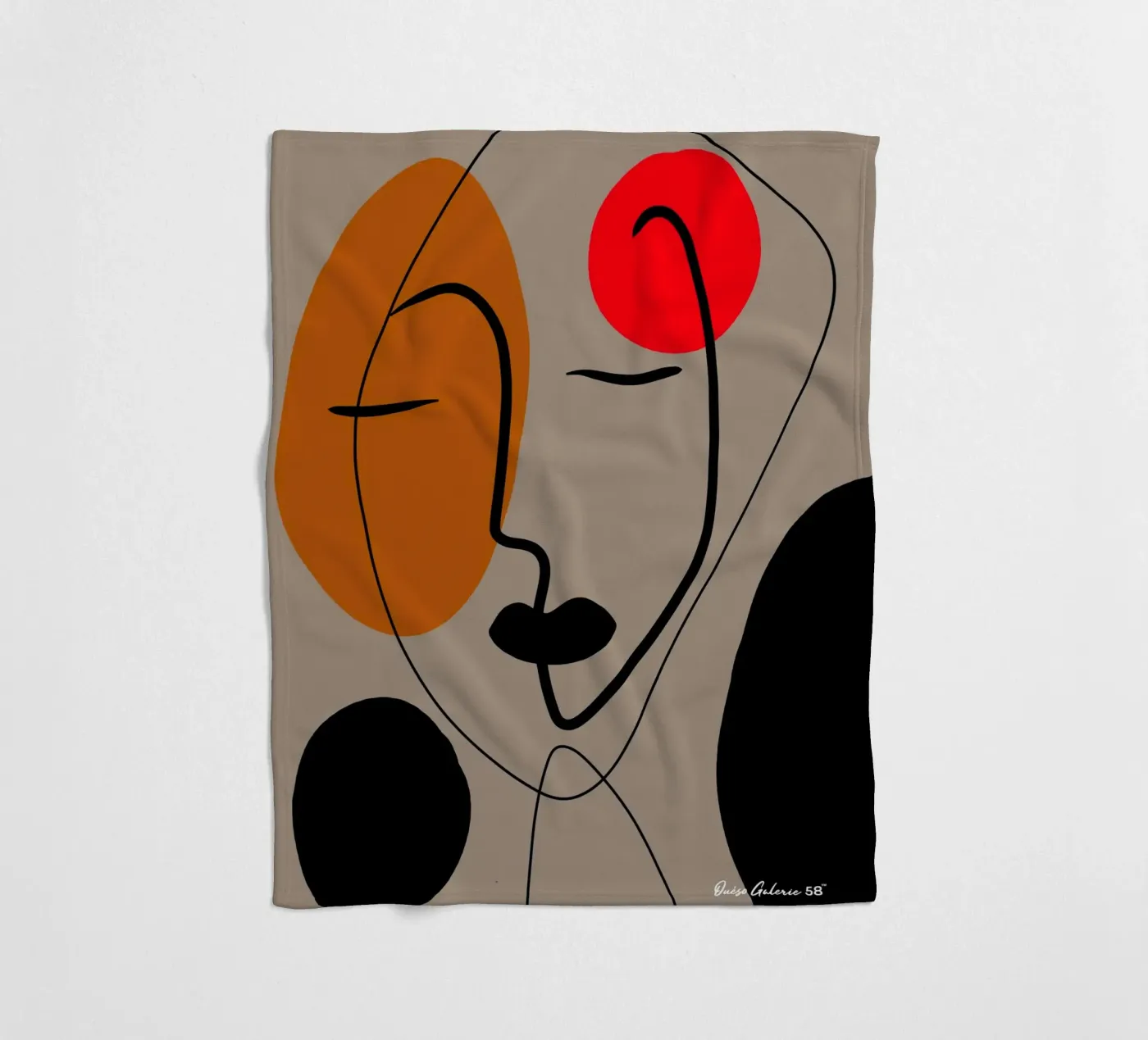 Paper Dance fleece blanket by Mike Leymi