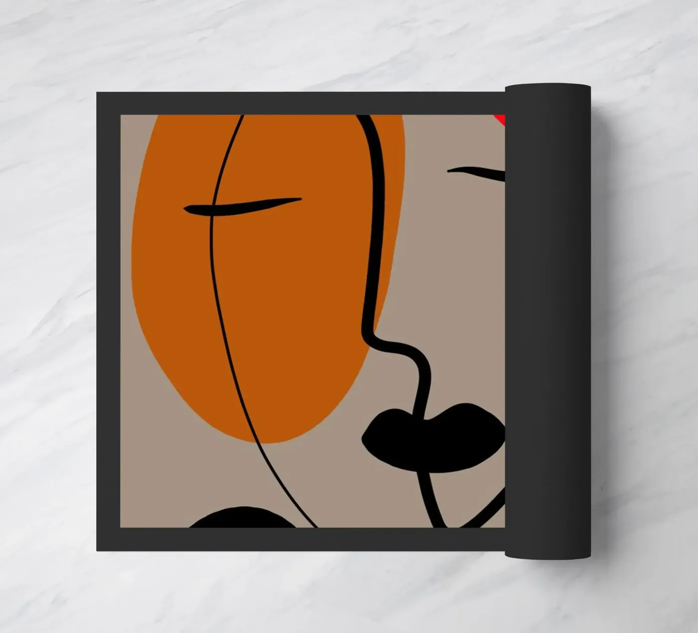 Paper Dance deurmat van Mike Leymi