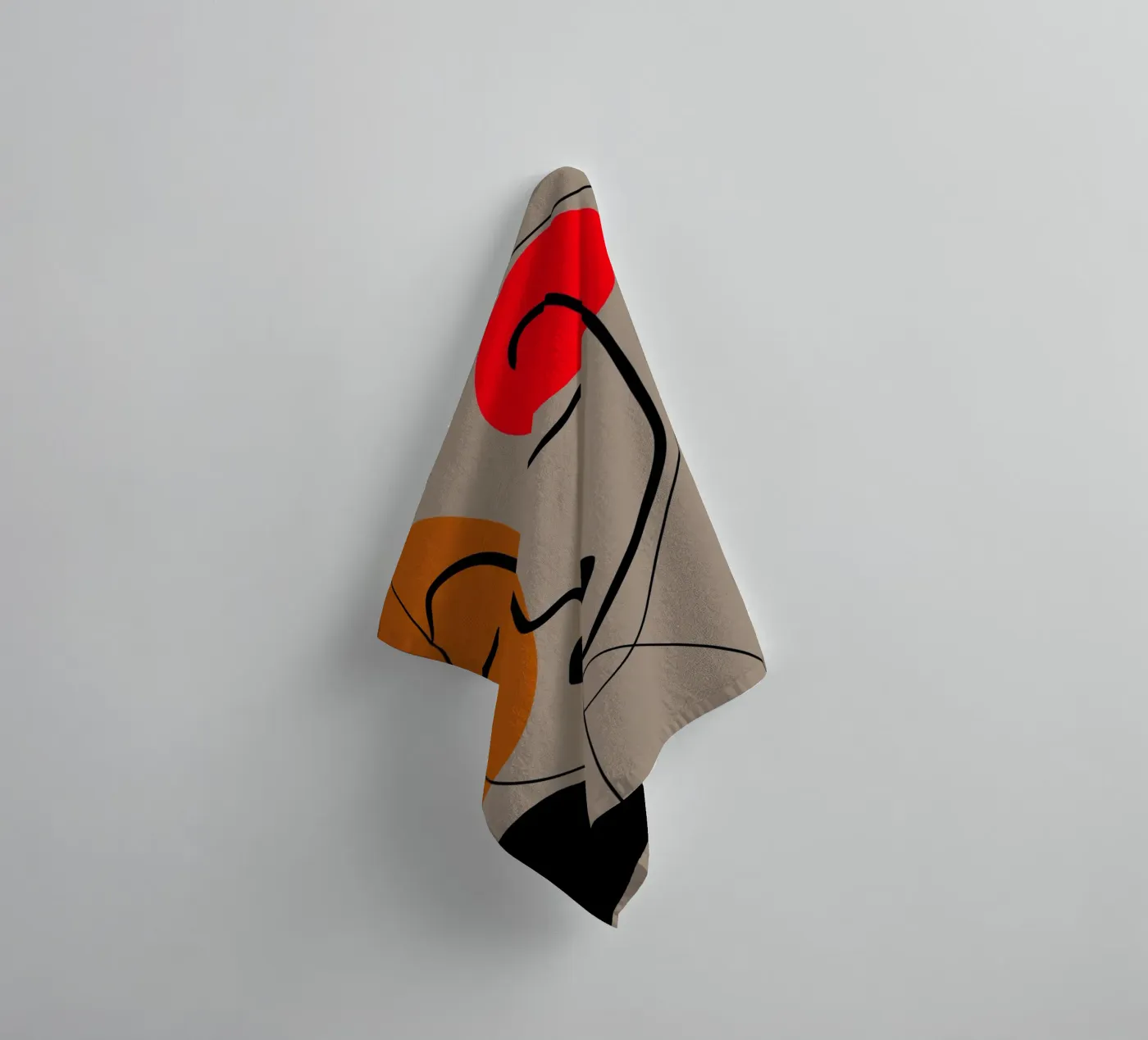 Paper Dance towel by Mike Leymi