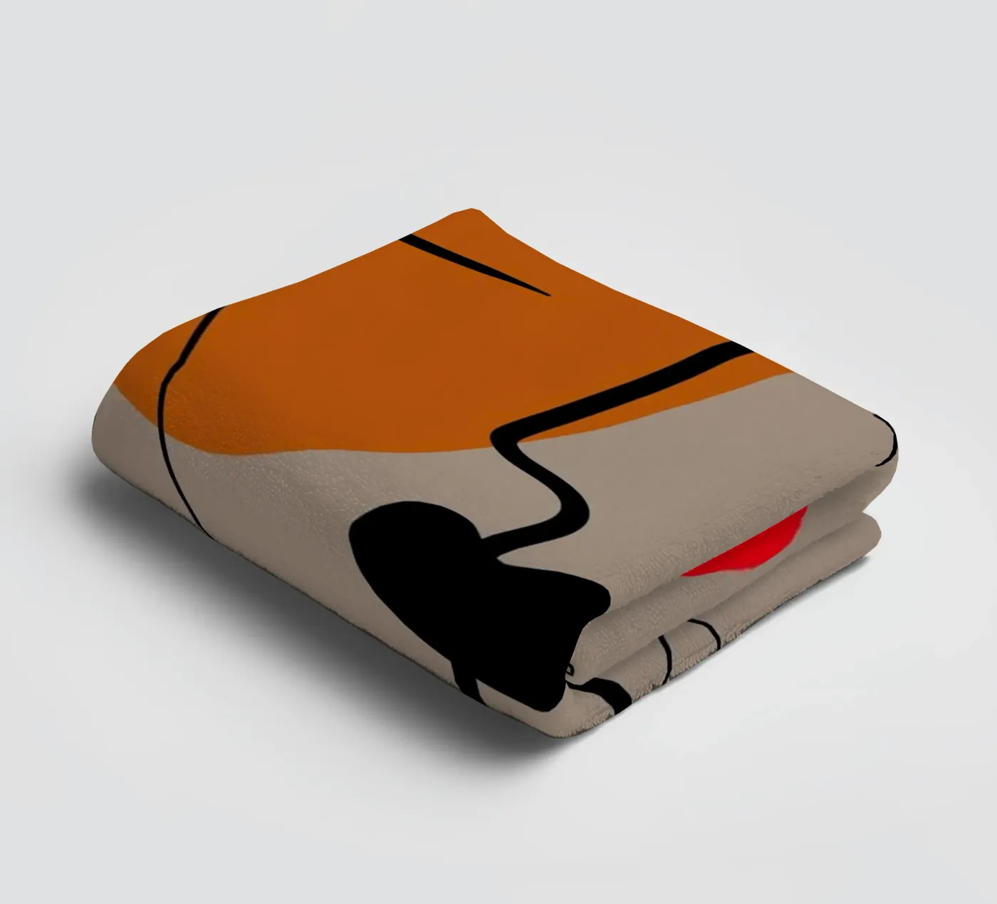 Paper Dance towel by Mike Leymi