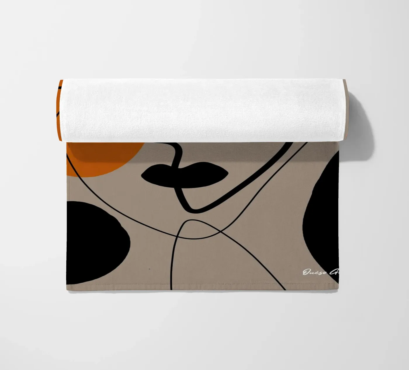 Paper Dance beach towel by Mike Leymi