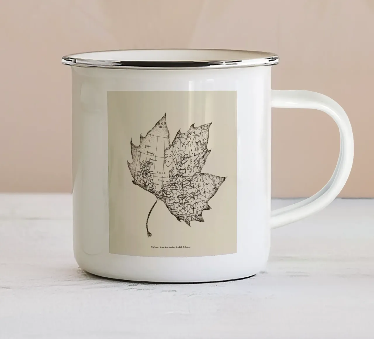 Travel With The Wind tazza in smalto da Tobe Fonseca