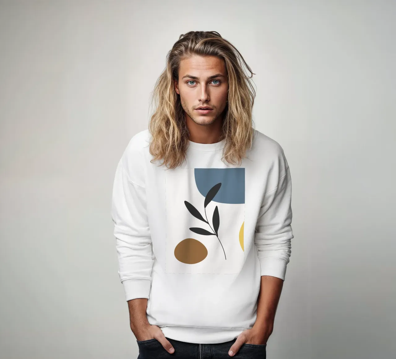 Minimalist composition felpa da LisaArtes