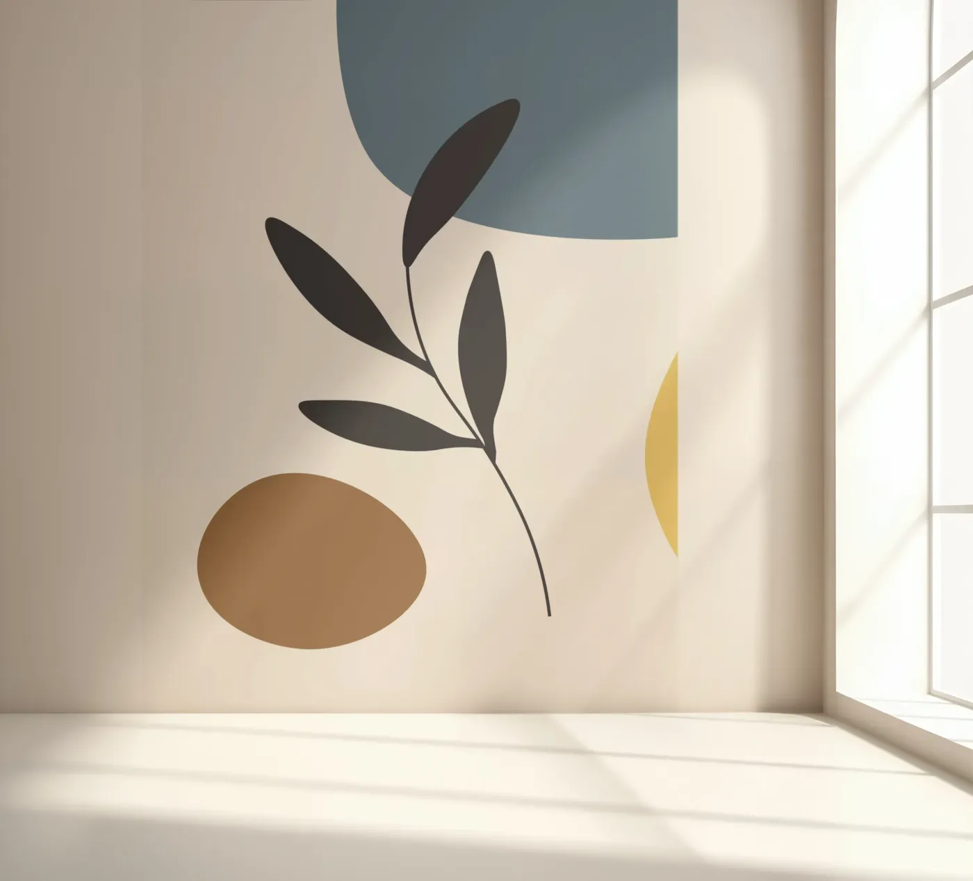 Minimalist composition fotobehang van LisaArtes