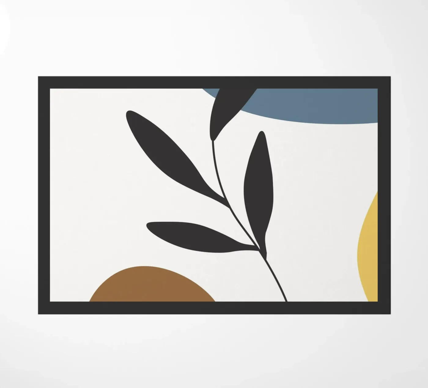 Minimalist composition deurmat van LisaArtes