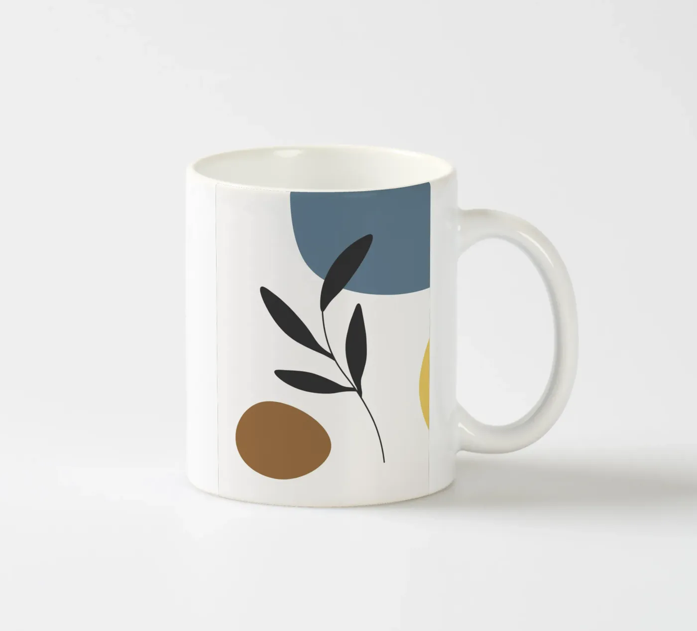 Minimalist composition ceramic mug by LisaArtes
