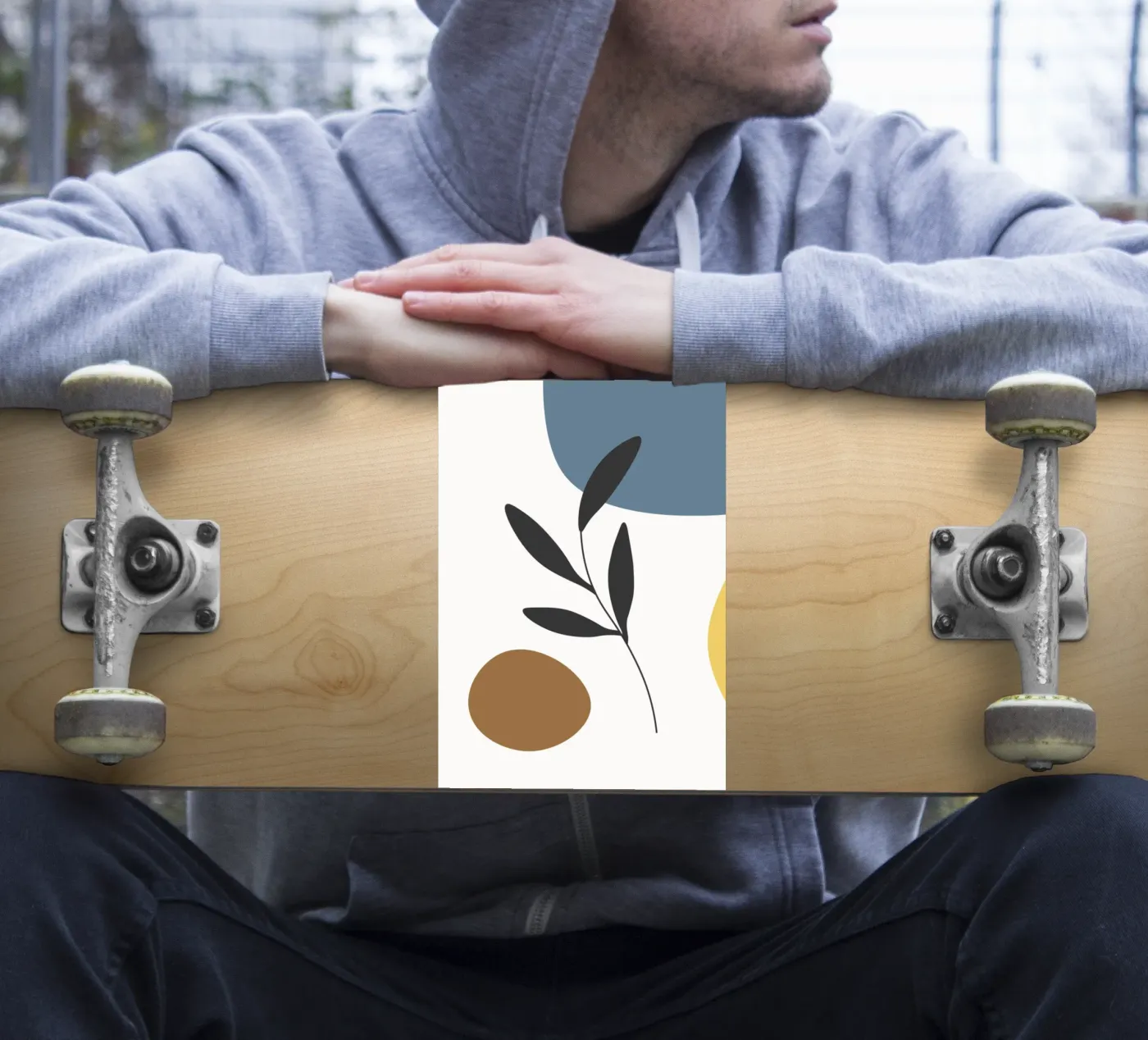 Minimalist composition sticker by LisaArtes